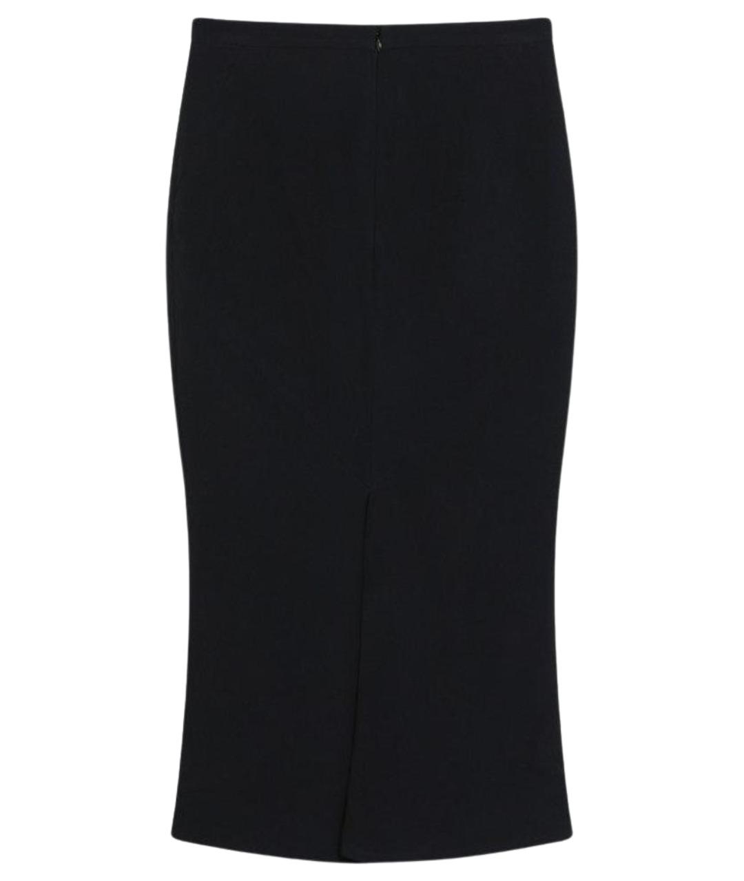 GIVENCHY Черная вискозная юбка миди, фото 2