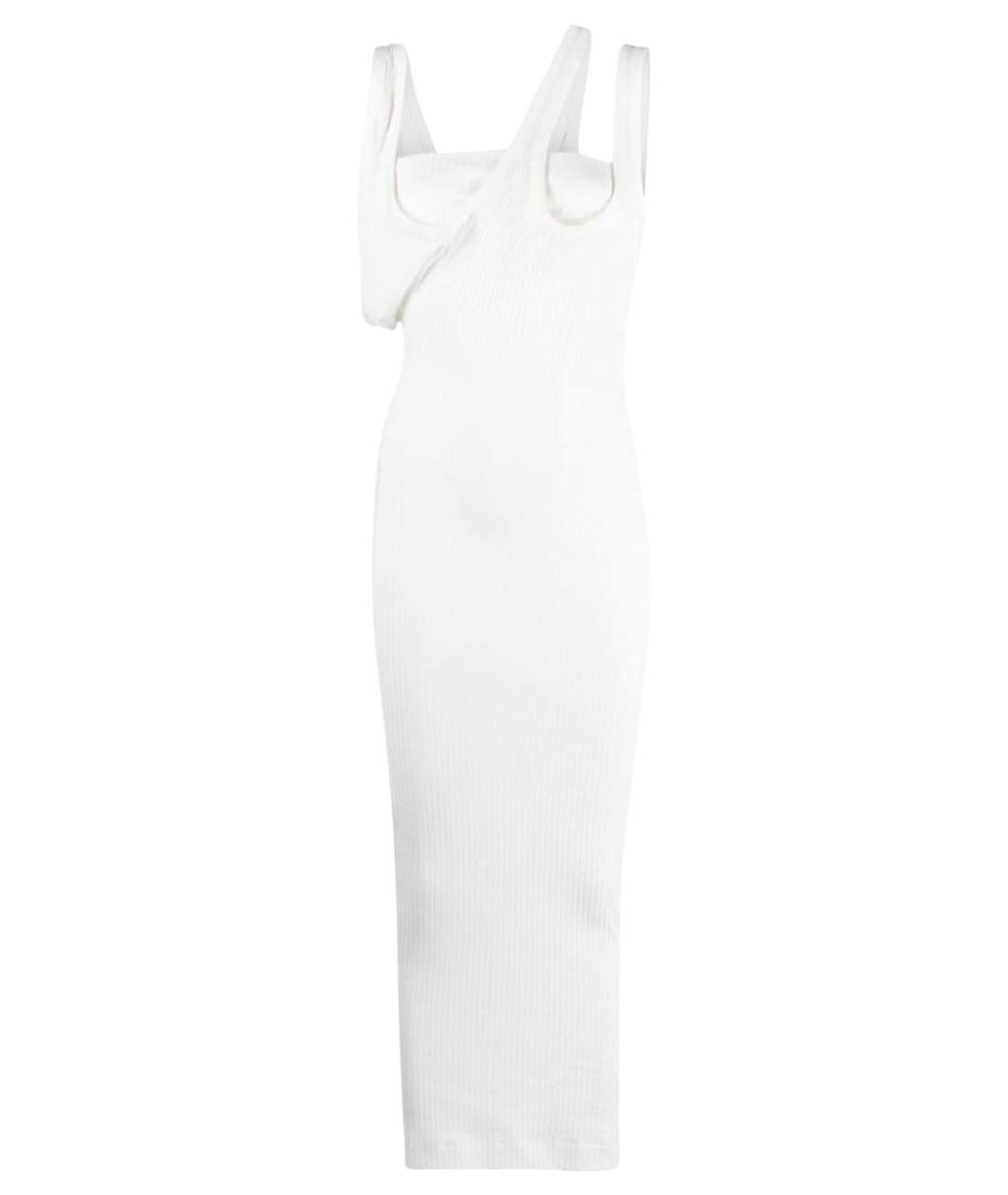 THE ATTICO Белое хлопковое повседневное платье, фото 1