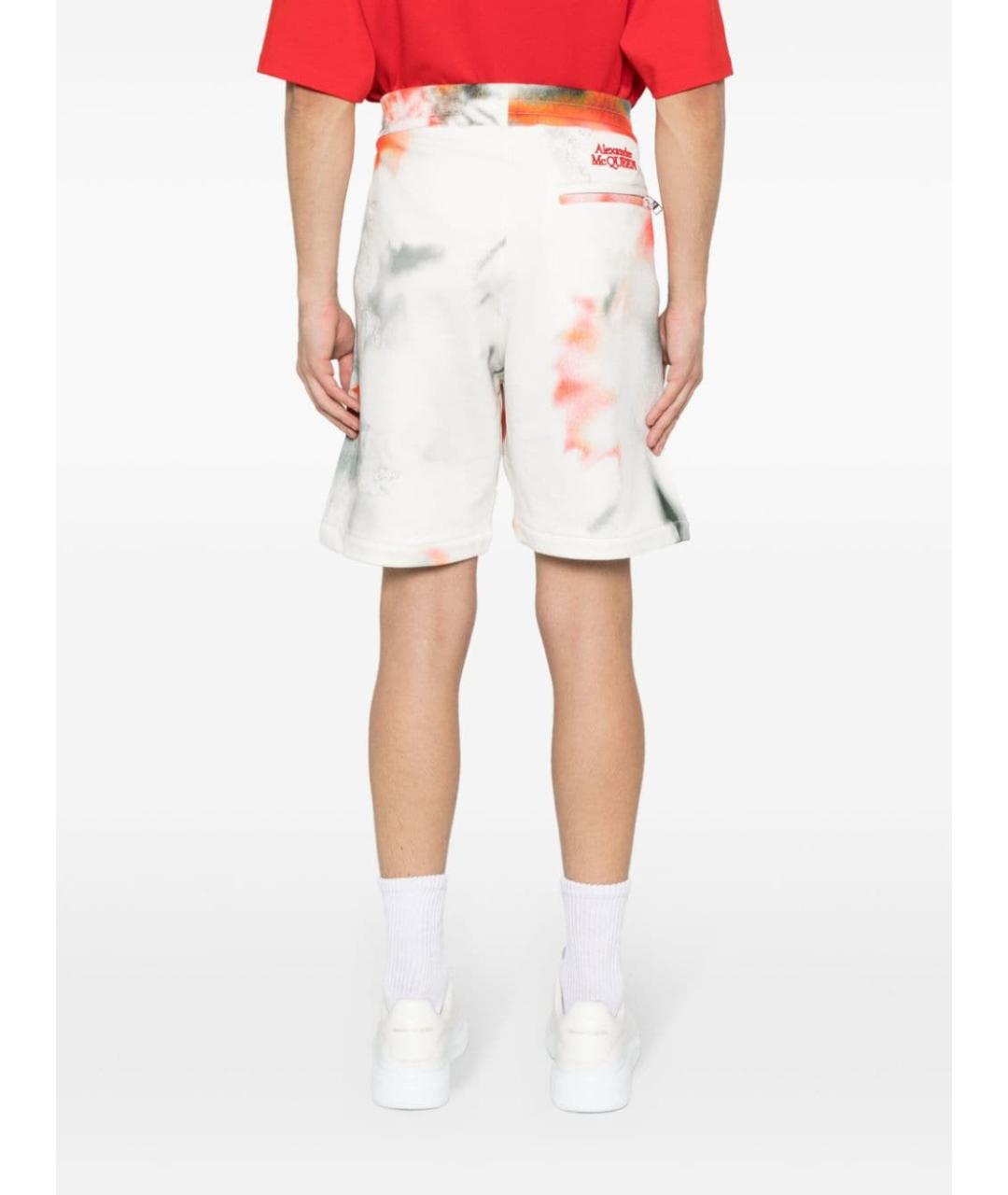 ALEXANDER MCQUEEN Белые хлопковые шорты, фото 5