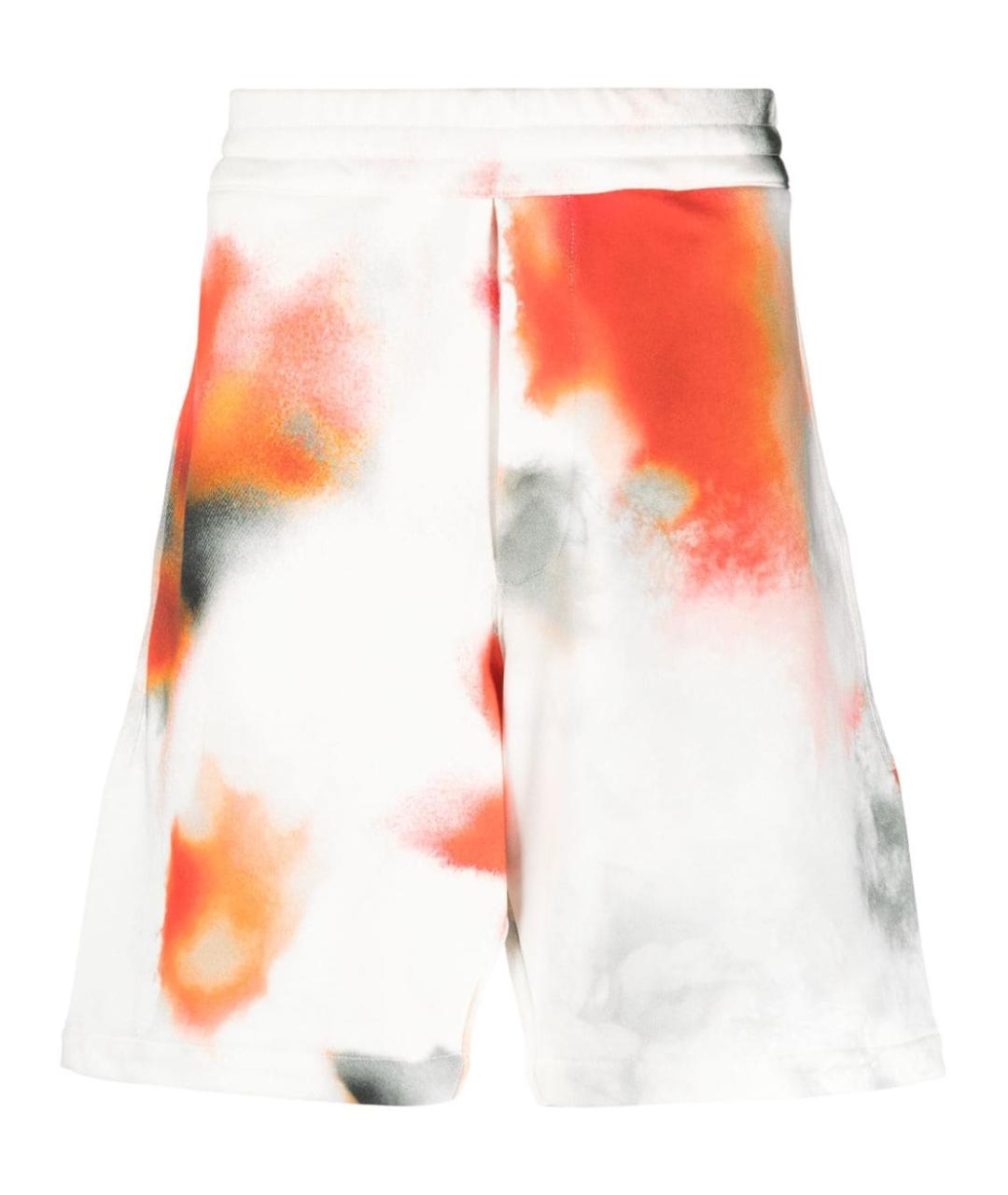 ALEXANDER MCQUEEN Белые хлопковые шорты, фото 1