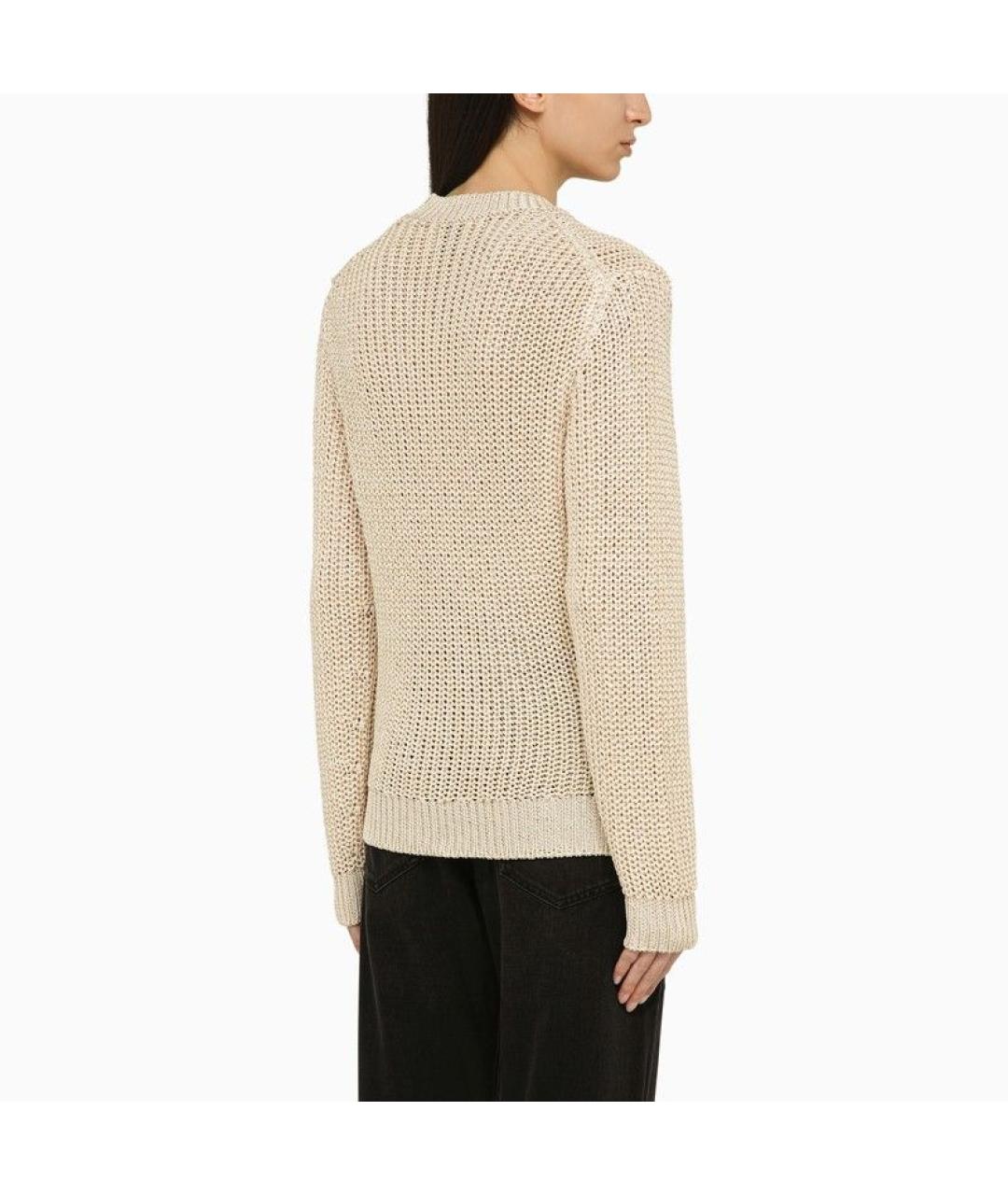 ISABEL MARANT Бежевый хлопковый джемпер / свитер, фото 4