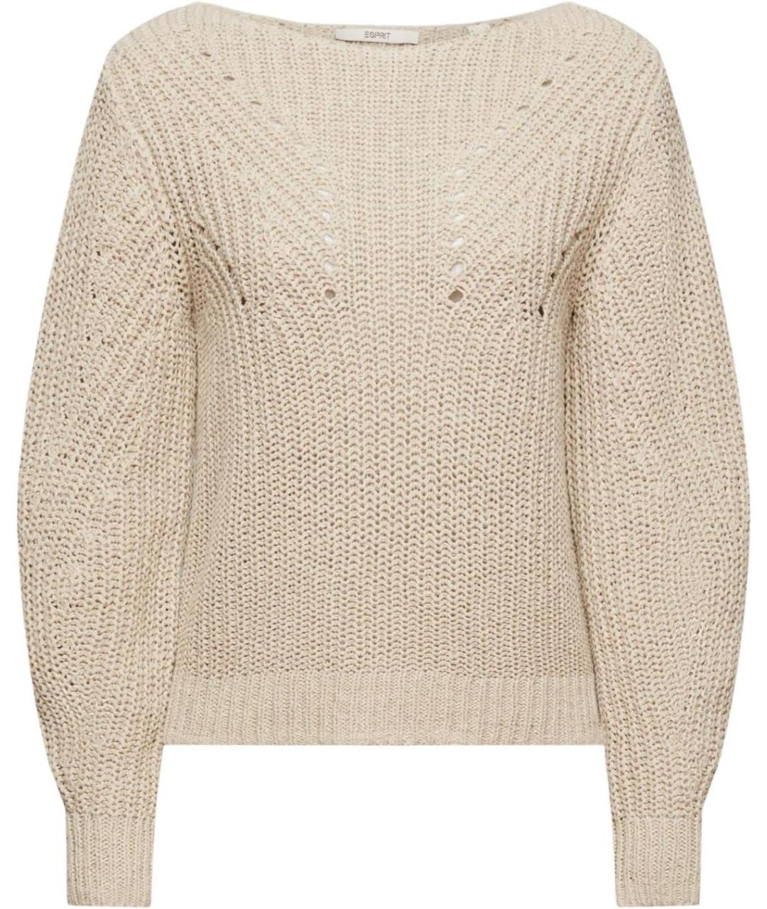 ISABEL MARANT Бежевый хлопковый джемпер / свитер, фото 1