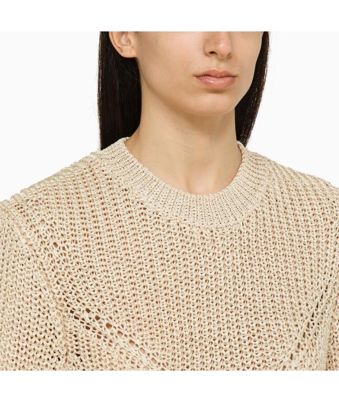 ISABEL MARANT Бежевый хлопковый джемпер / свитер, фото 5