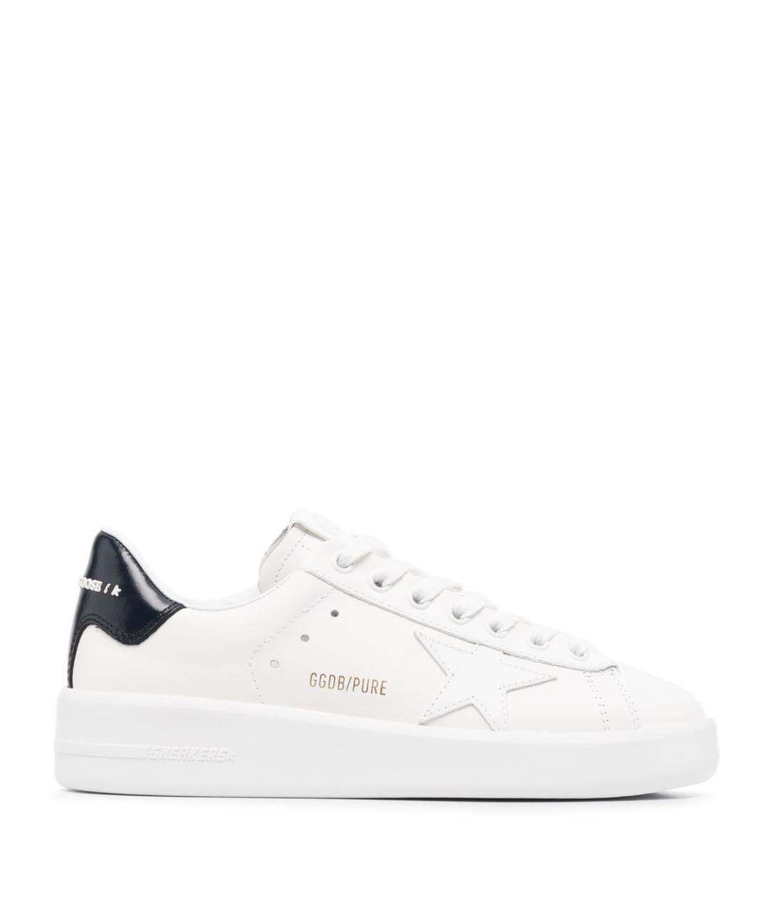 GOLDEN GOOSE DELUXE BRAND Белые кожаные кеды, фото 1