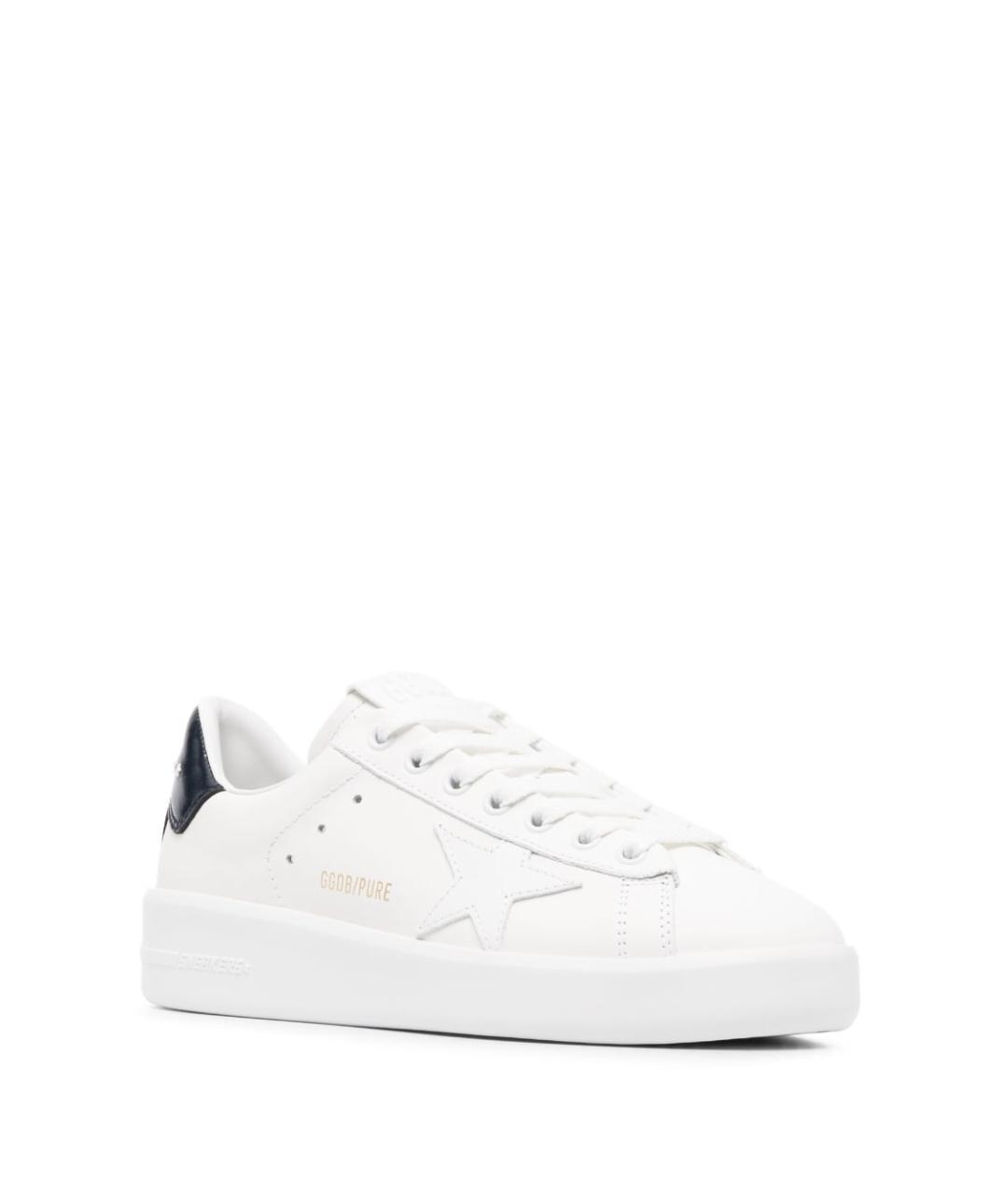 GOLDEN GOOSE DELUXE BRAND Белые кожаные кеды, фото 3