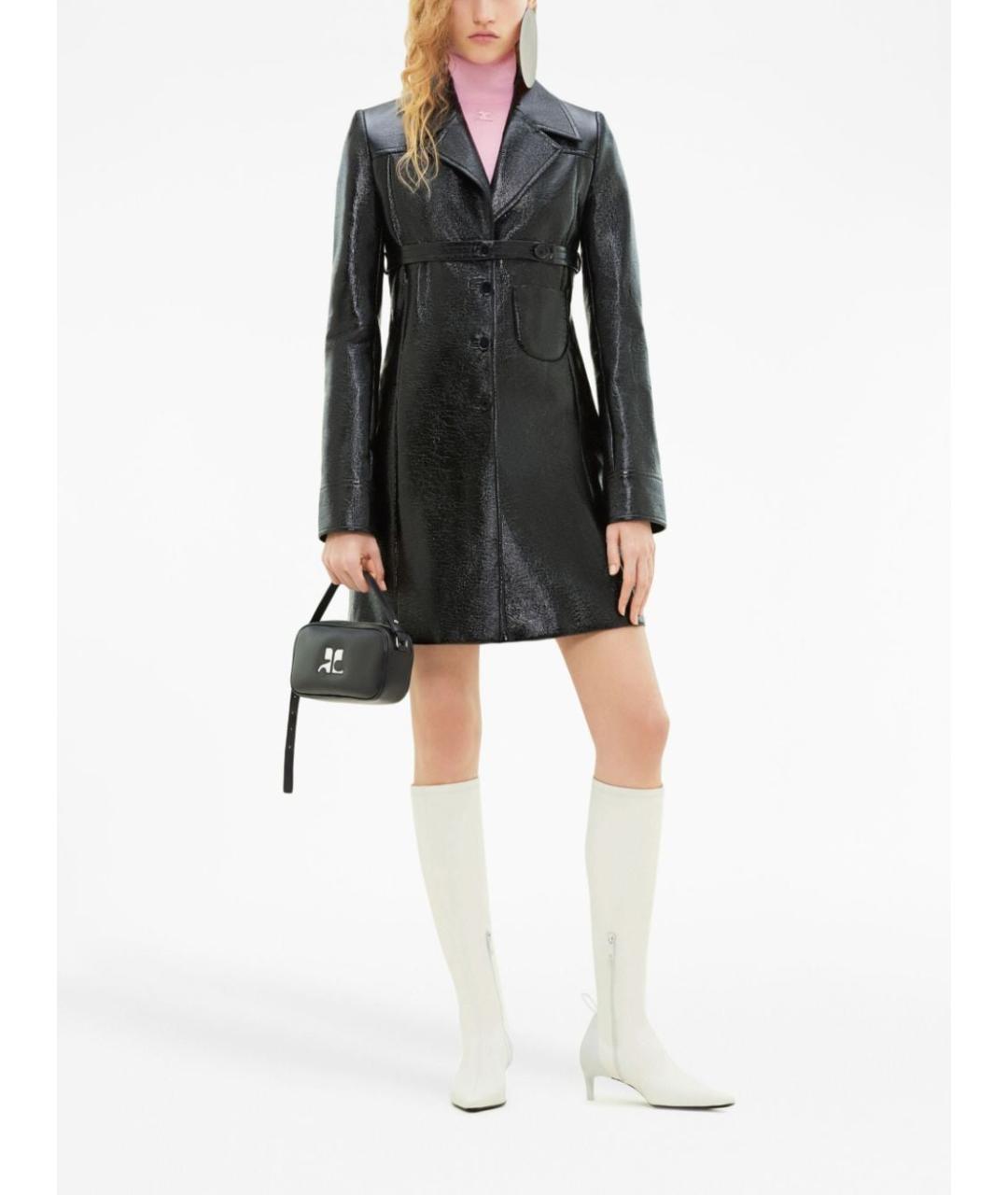 COURREGES Черный тренч/плащ, фото 2