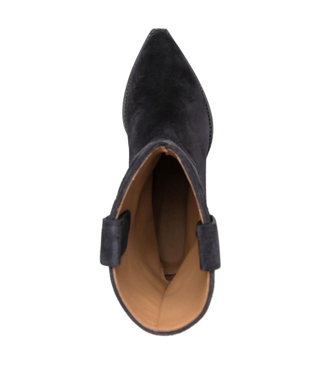 ISABEL MARANT Черные кожаные сапоги, фото 4