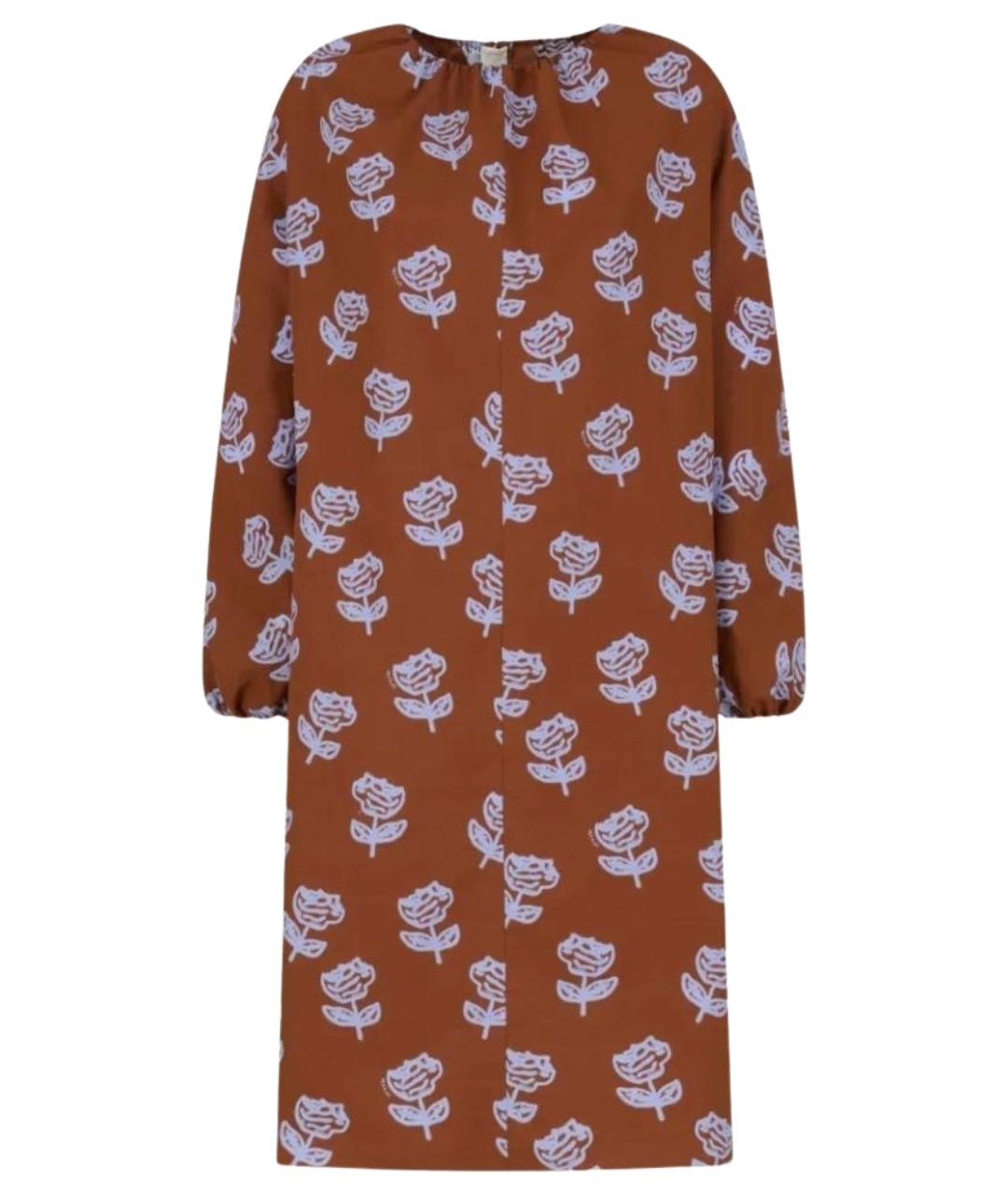 MARNI Мульти хлопковое повседневное платье, фото 1