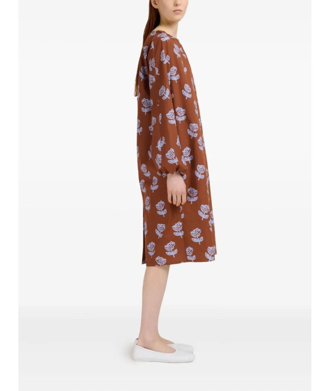 MARNI Мульти хлопковое повседневное платье, фото 3