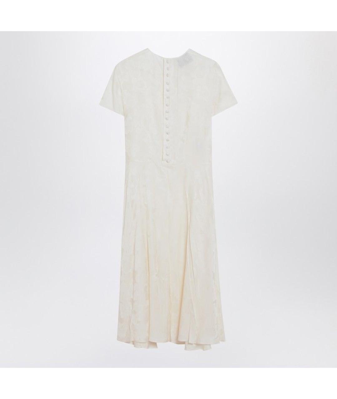 PRADA Бежевое вискозное повседневное платье, фото 2