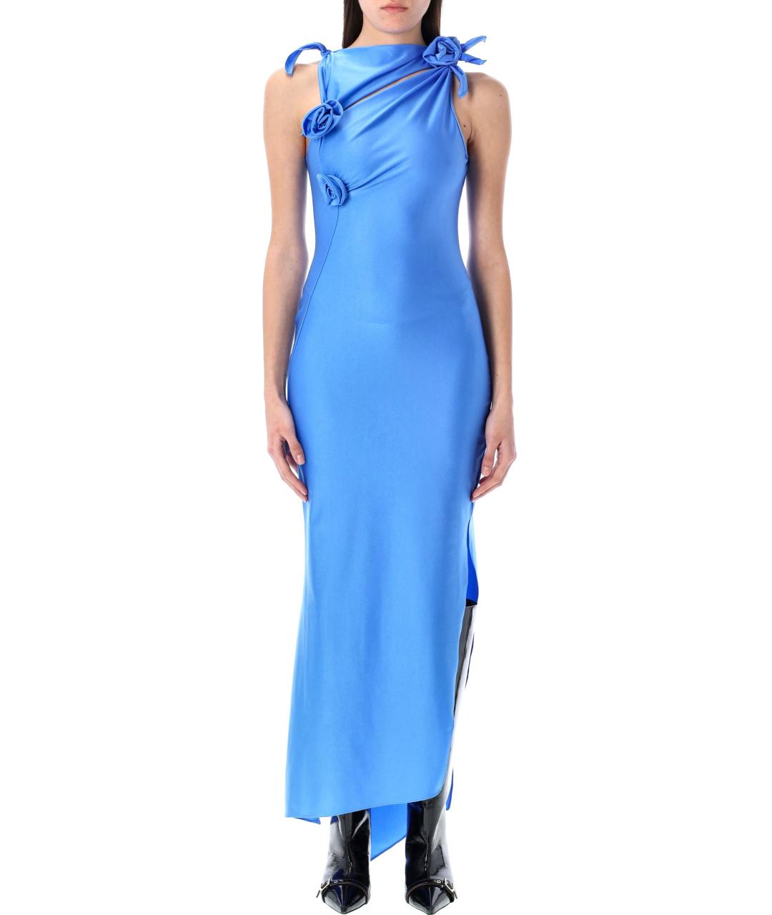 COPERNI Синее полиамидовое повседневное платье, фото 2