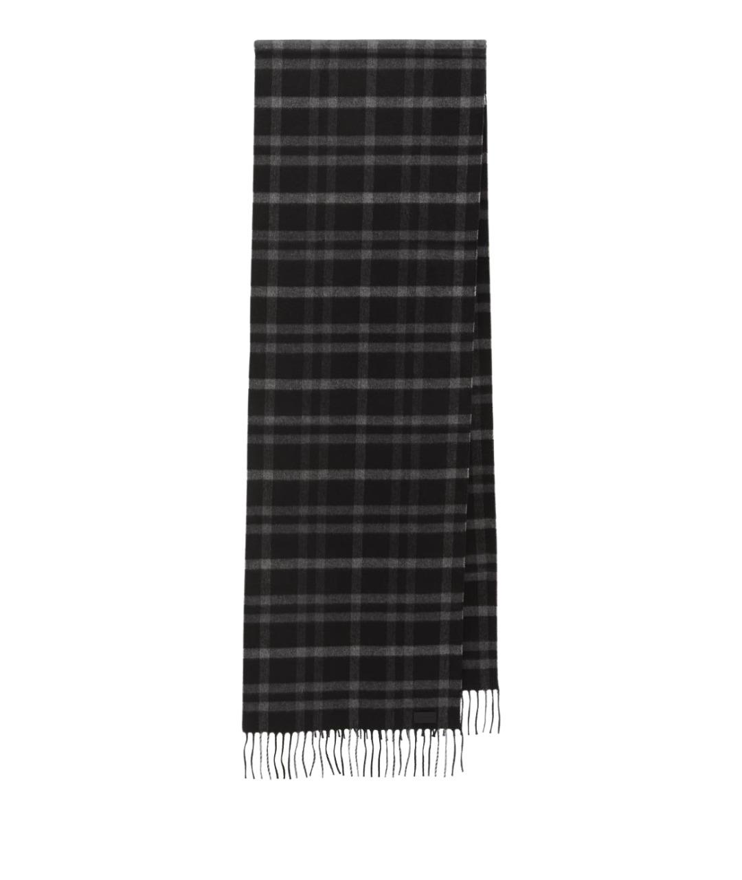 SAINT LAURENT Черный шарф, фото 1