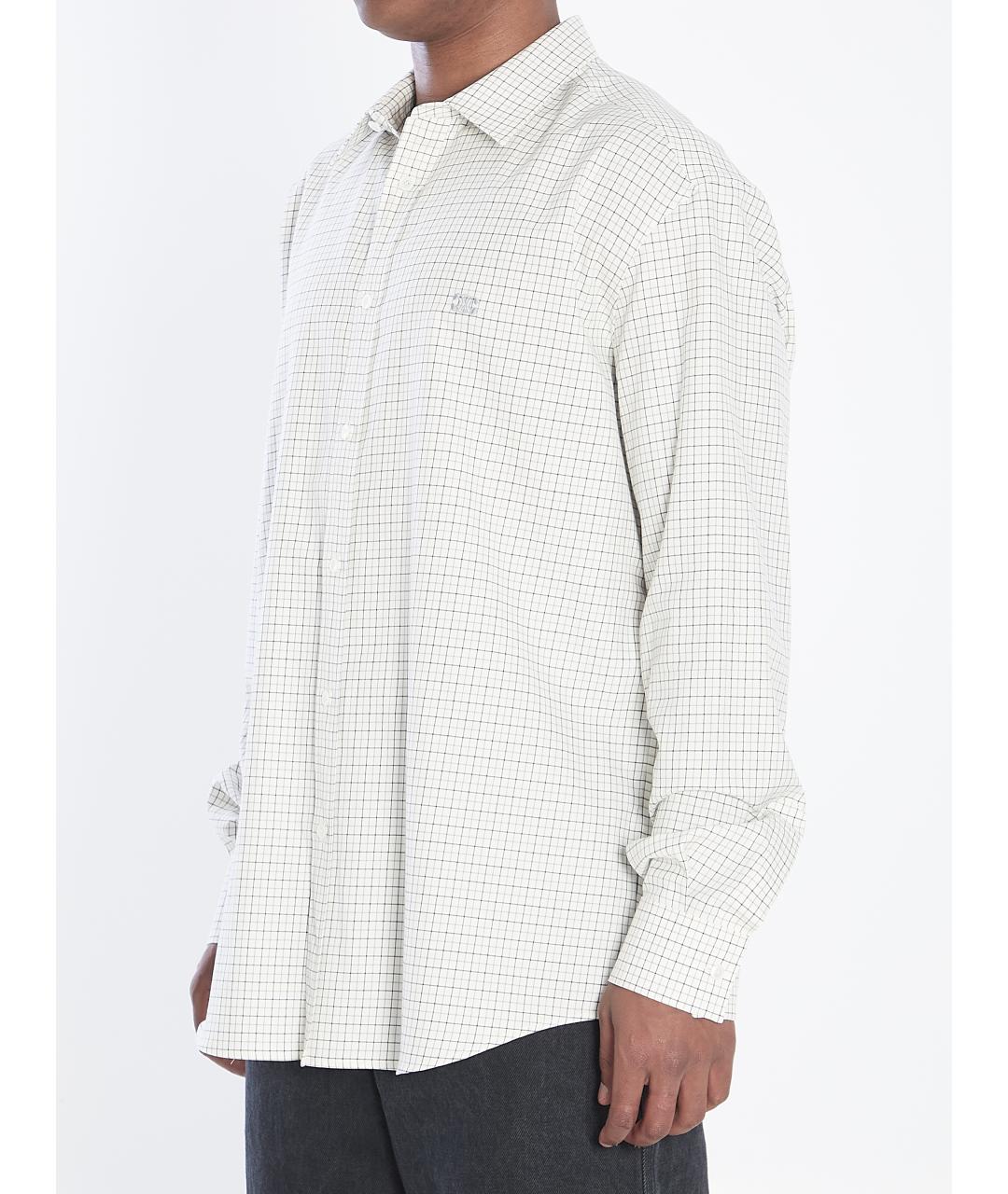 CELINE Белая хлопковая кэжуал рубашка, фото 3