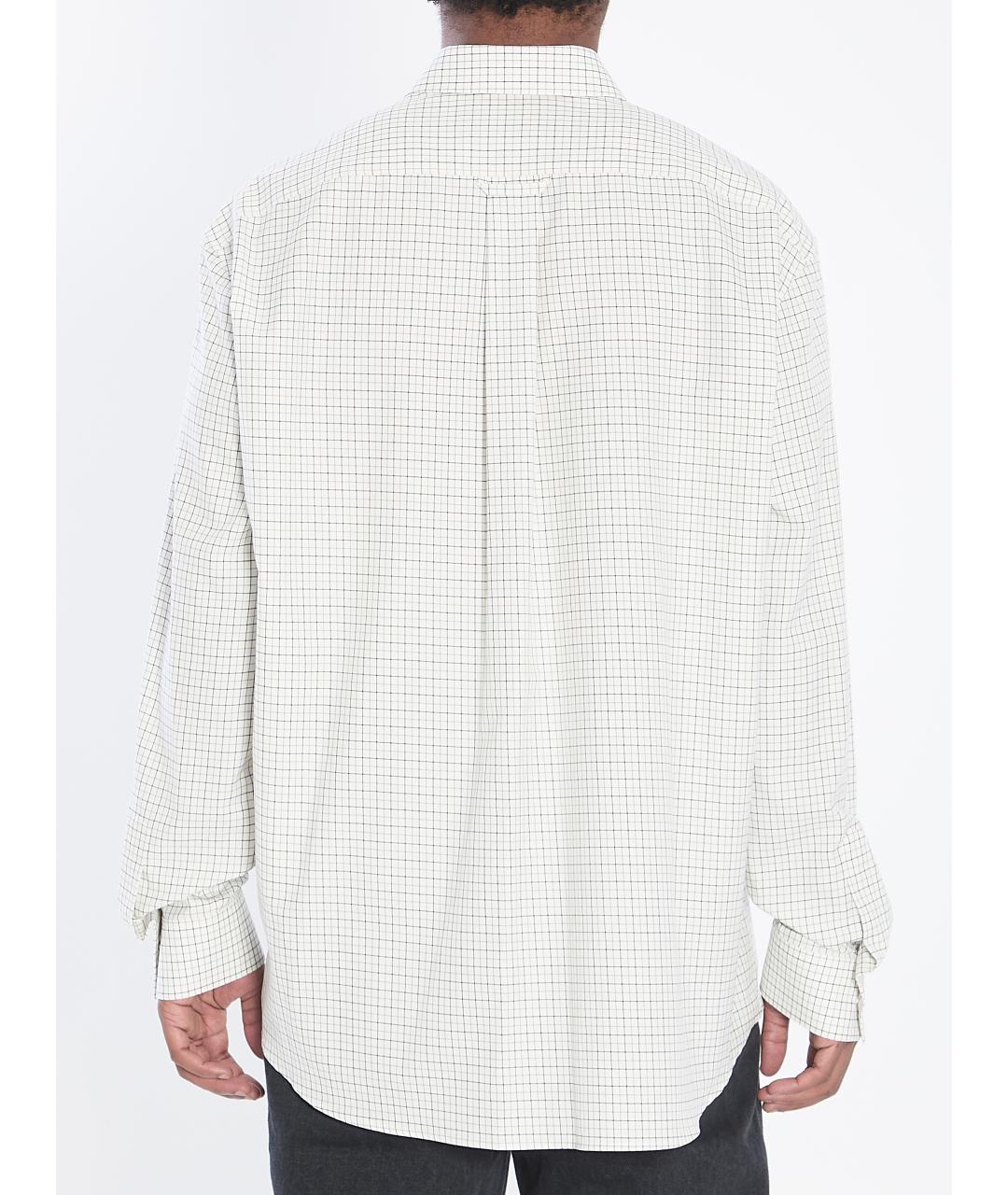 CELINE Белая хлопковая кэжуал рубашка, фото 5