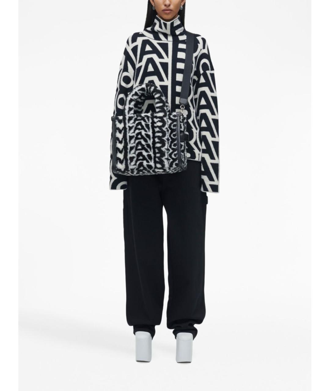 MARC JACOBS Черная синтетическая сумка тоут, фото 2