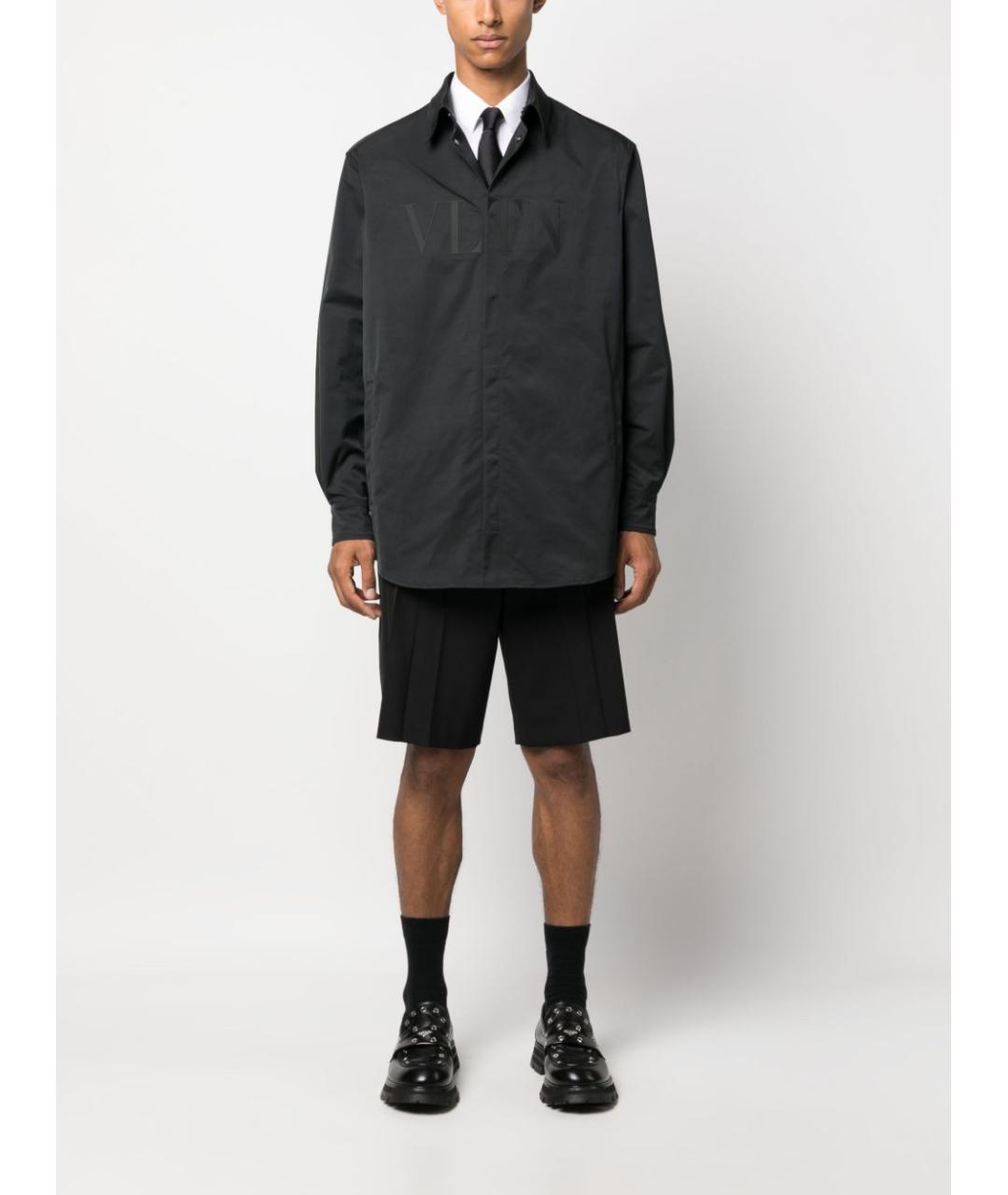 VALENTINO Черная полиэстеровая куртка, фото 2