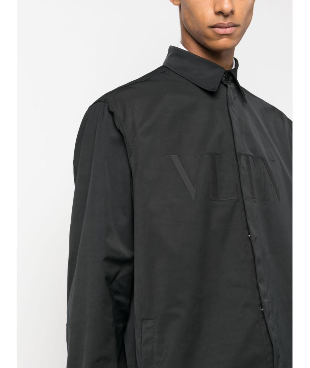 VALENTINO Черная полиэстеровая куртка, фото 5