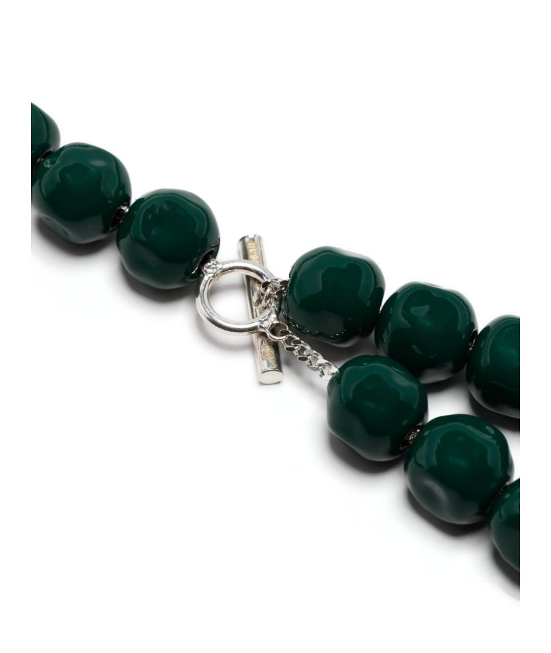 JIL SANDER Зеленая цепочка/подвеска, фото 3