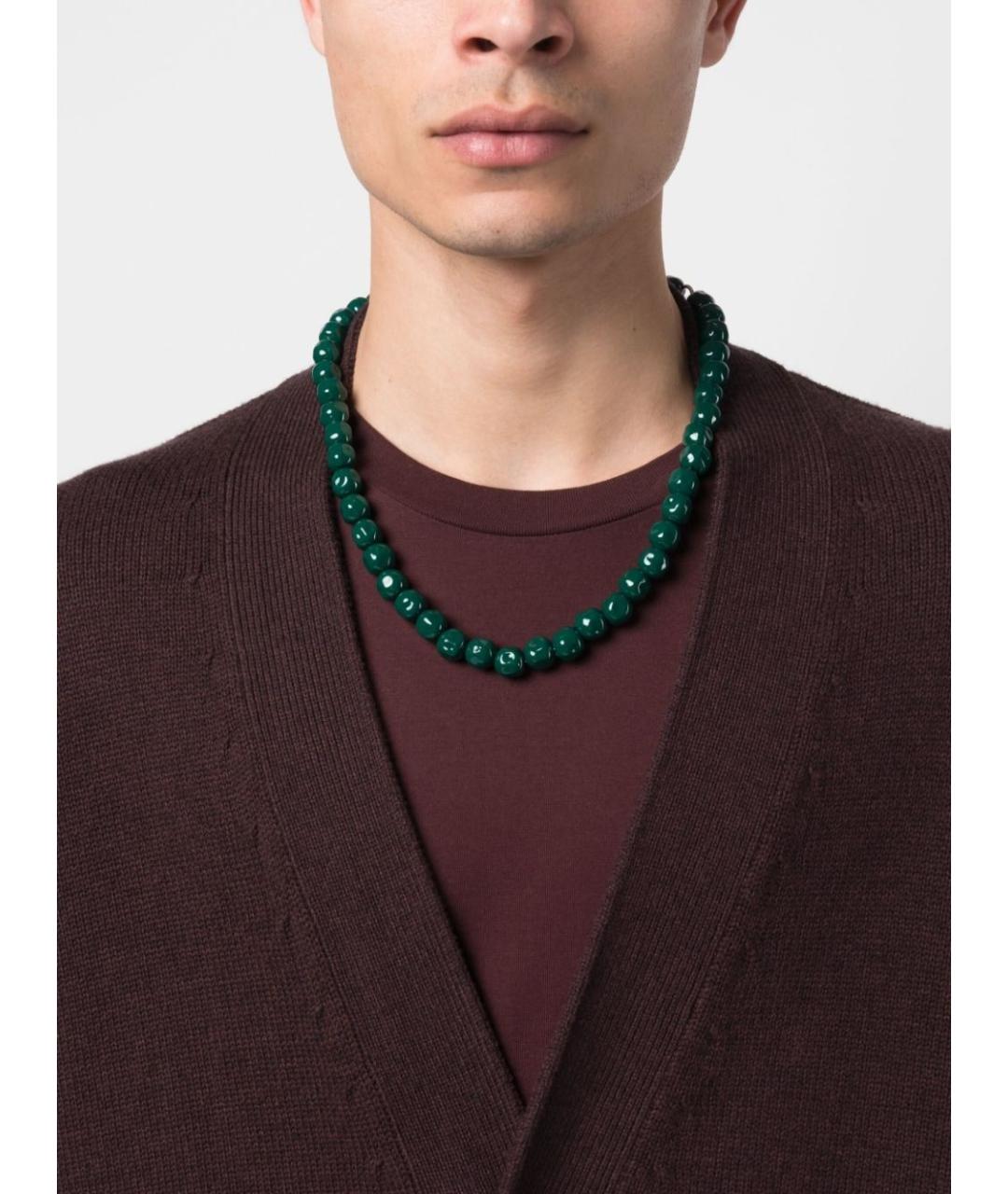 JIL SANDER Зеленая цепочка/подвеска, фото 2