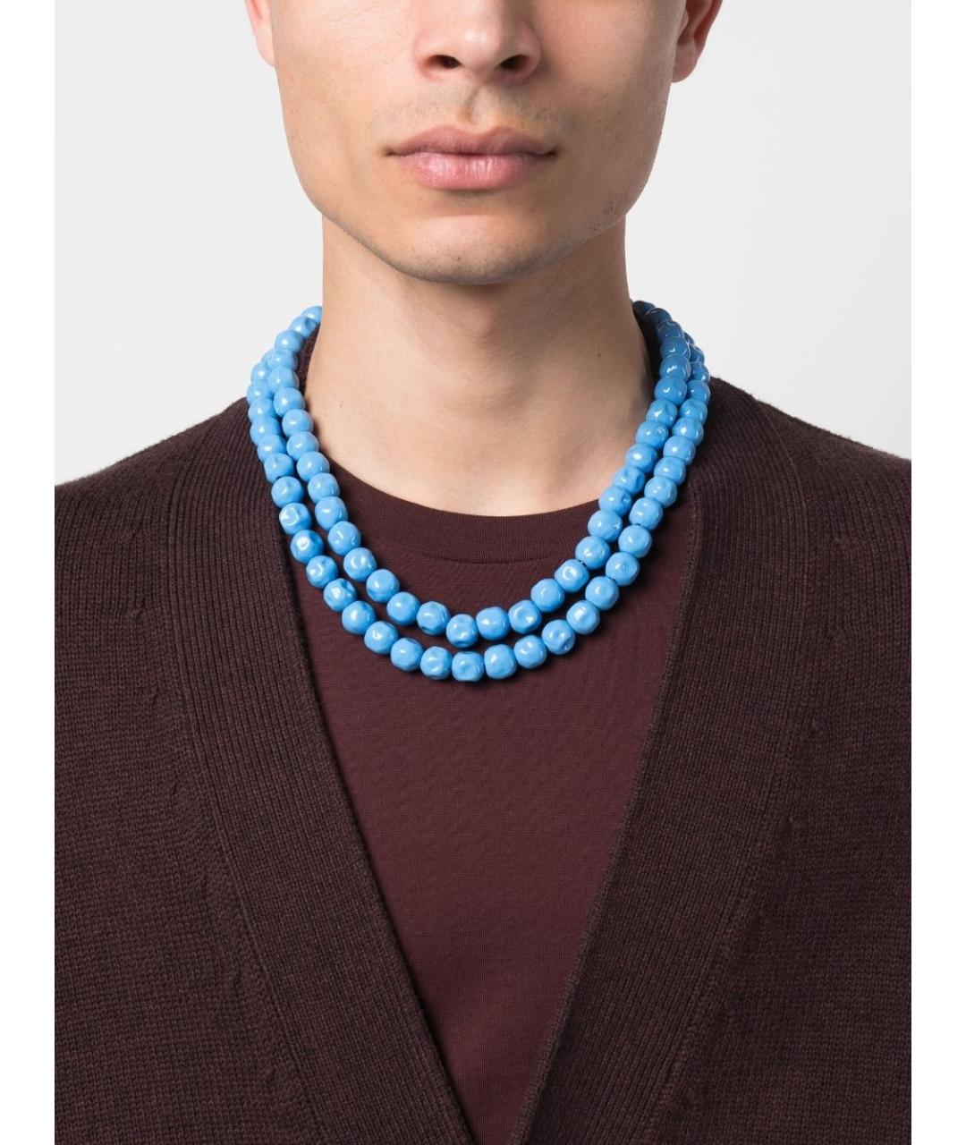 JIL SANDER Голубая цепочка/подвеска, фото 2