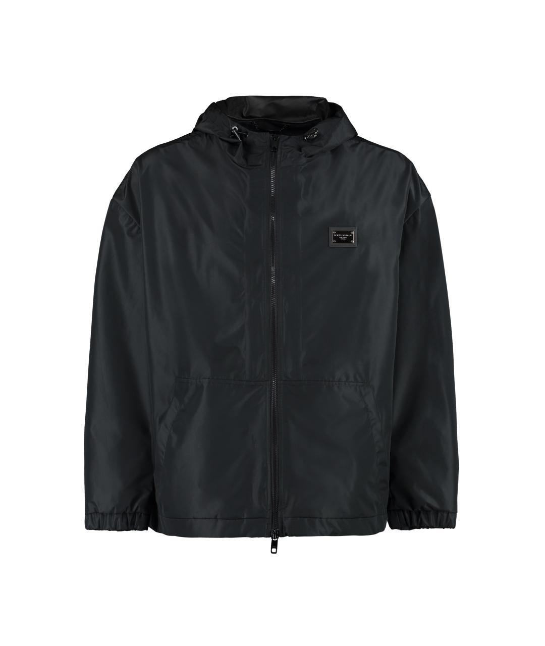 DOLCE&GABBANA Черная полиэстеровая куртка, фото 1