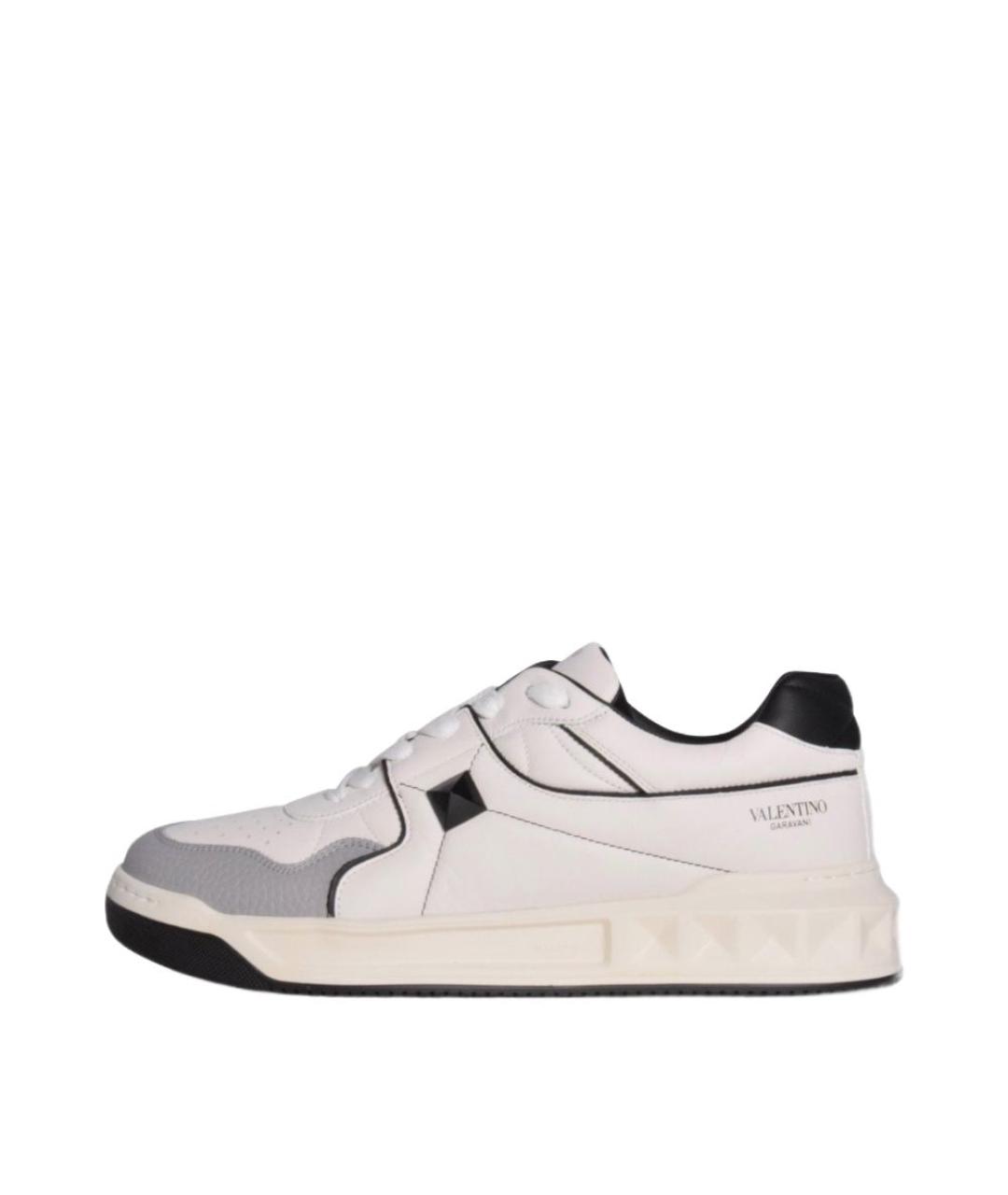 VALENTINO Черные синтетические низкие кроссовки / кеды, фото 4