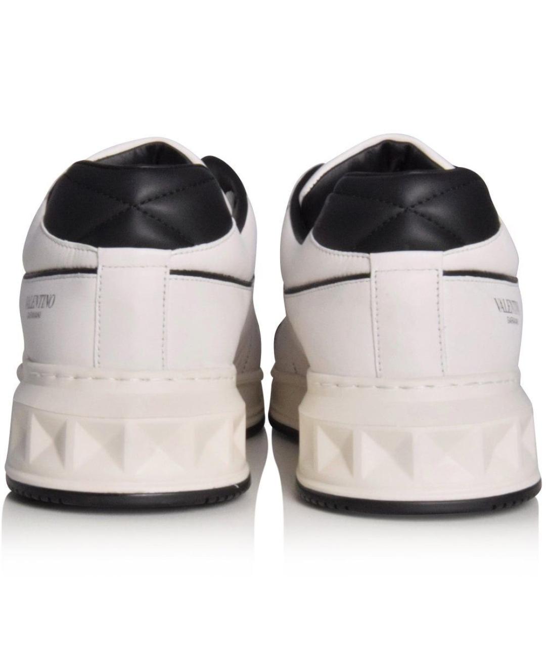 VALENTINO Черные синтетические низкие кроссовки / кеды, фото 3