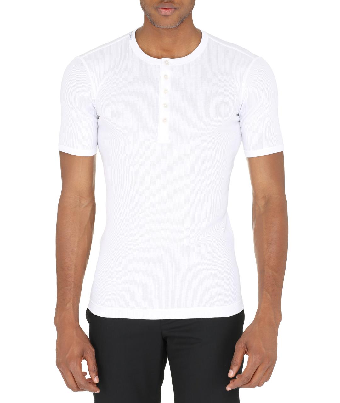 DOLCE&GABBANA Белая хлопковая футболка, фото 3