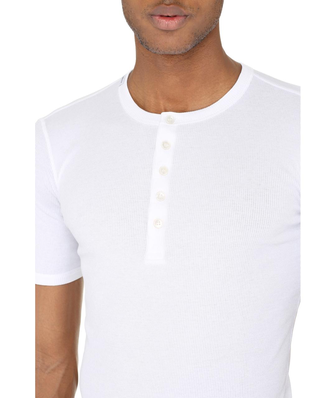 DOLCE&GABBANA Белая хлопковая футболка, фото 5