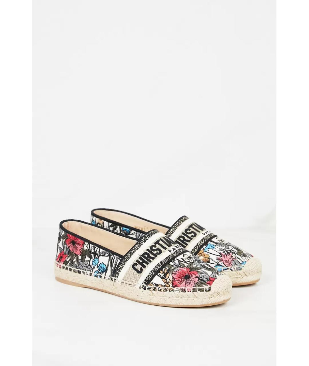 CHRISTIAN DIOR Мульти текстильные эспадрильи, фото 2