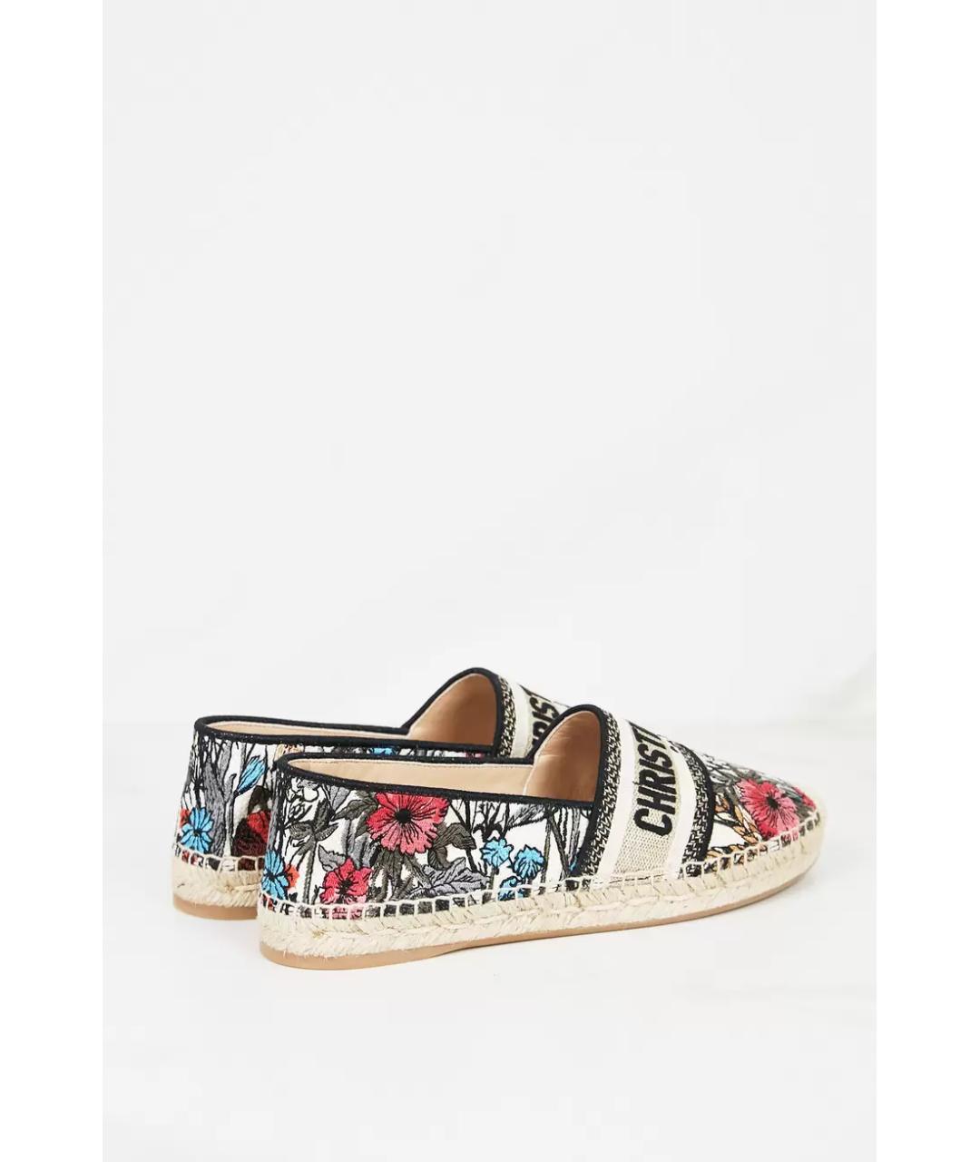 CHRISTIAN DIOR Мульти текстильные эспадрильи, фото 3