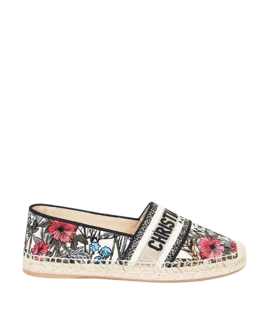 CHRISTIAN DIOR Мульти текстильные эспадрильи, фото 1