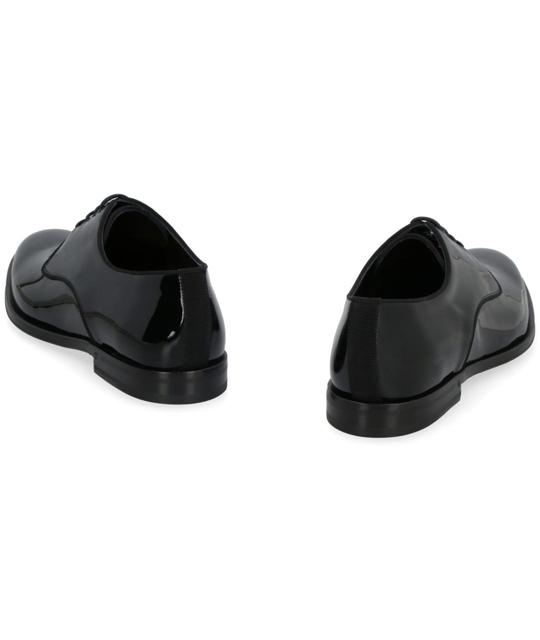 DOLCE&GABBANA Черные туфли из лакированной кожи, фото 3