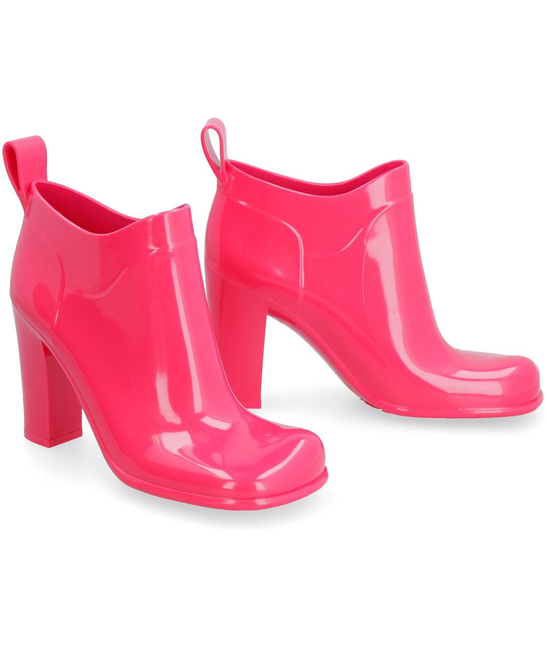 BOTTEGA VENETA Фуксия ботинки, фото 2