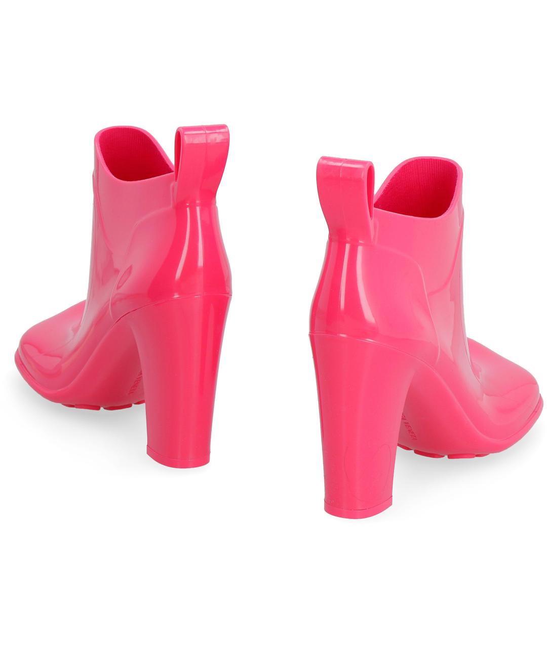 BOTTEGA VENETA Фуксия ботинки, фото 3