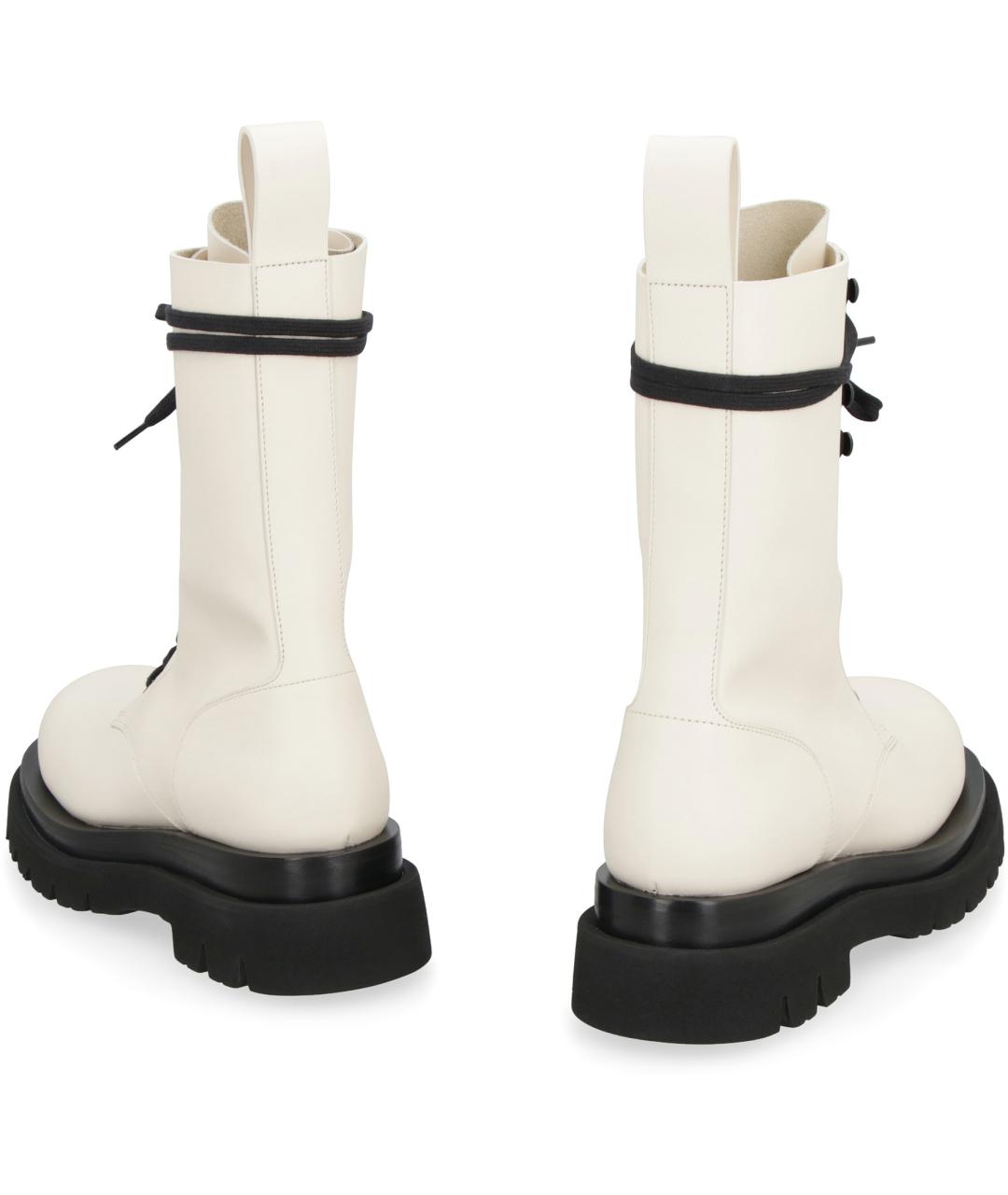 BOTTEGA VENETA Белые ботинки, фото 3