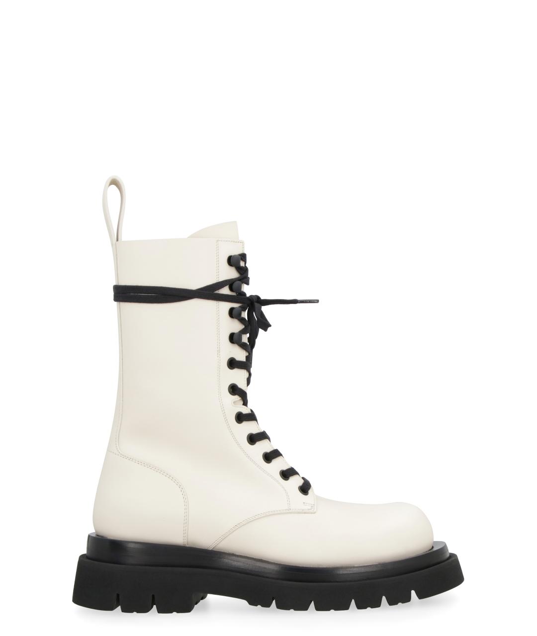 BOTTEGA VENETA Белые ботинки, фото 1