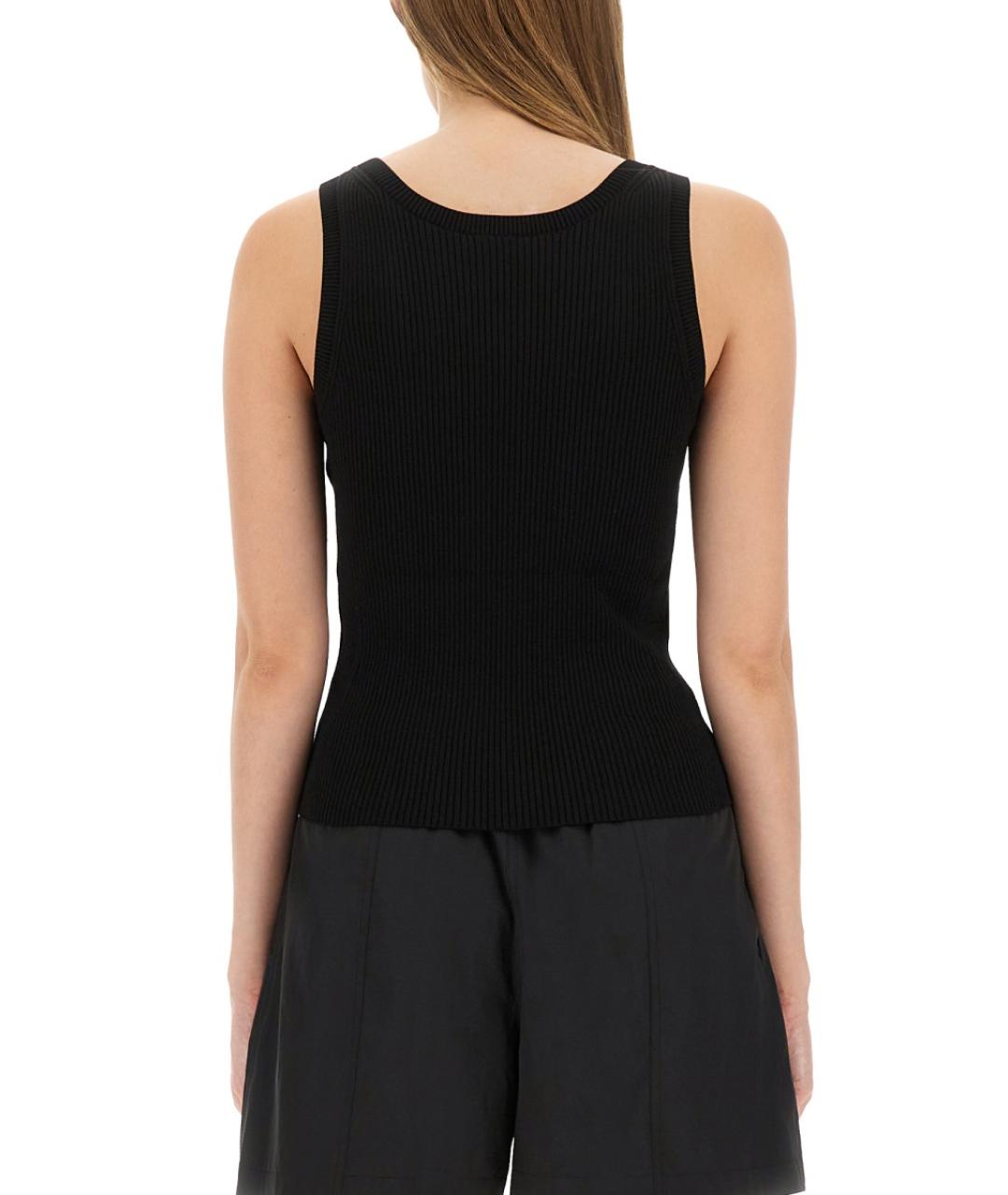 KENZO Черная вискозная майка, фото 5