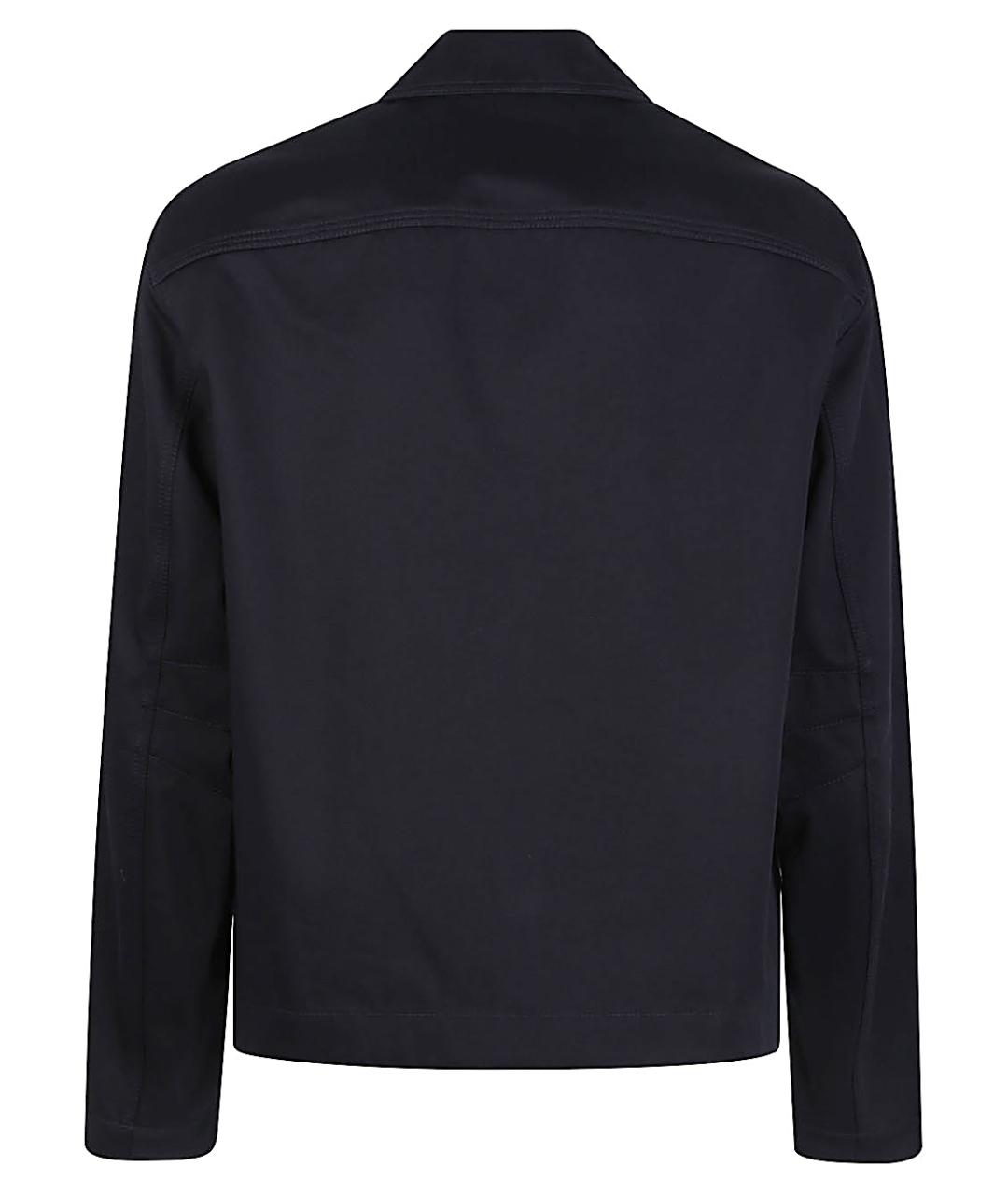 GUCCI Темно-синяя хлопковая куртка, фото 2