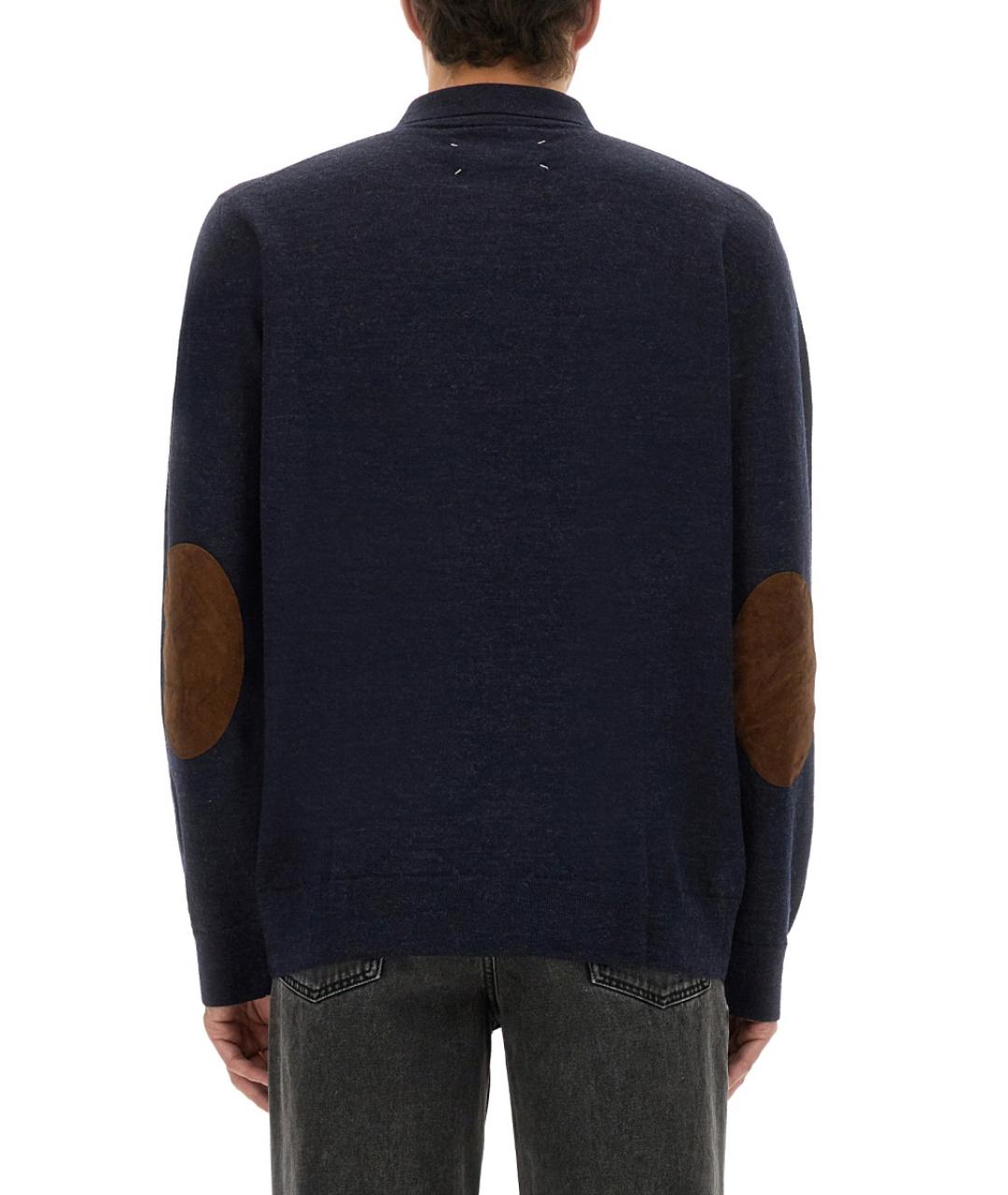 MAISON MARGIELA Синий шерстяной джемпер / свитер, фото 3