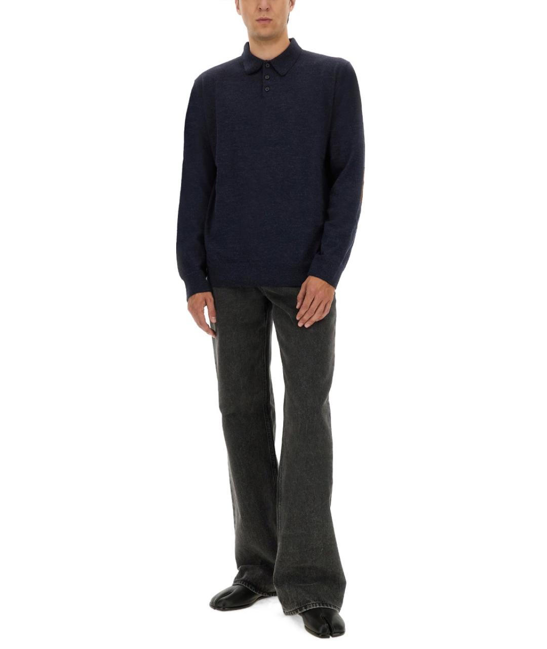 MAISON MARGIELA Синий шерстяной джемпер / свитер, фото 5