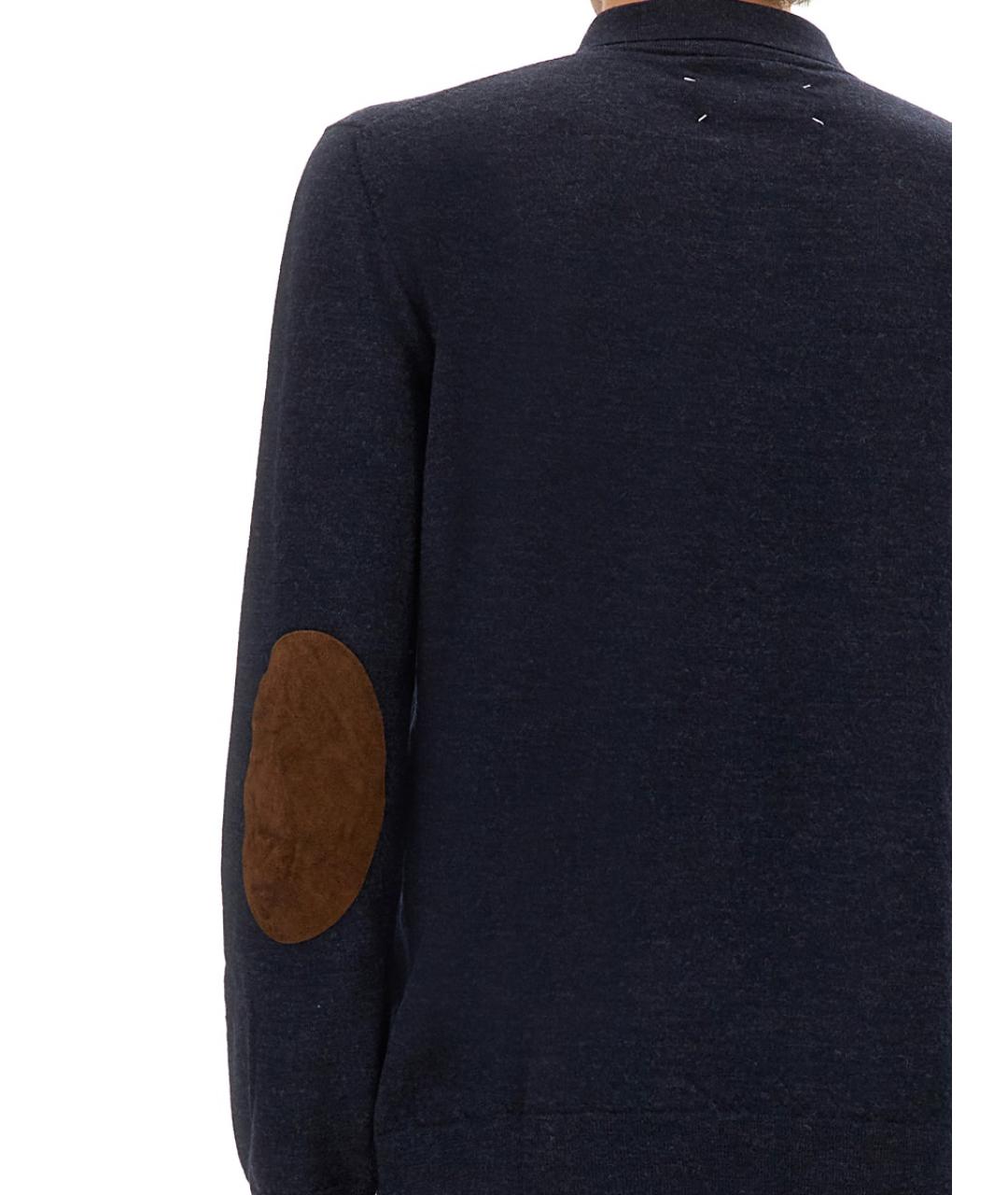 MAISON MARGIELA Синий шерстяной джемпер / свитер, фото 4