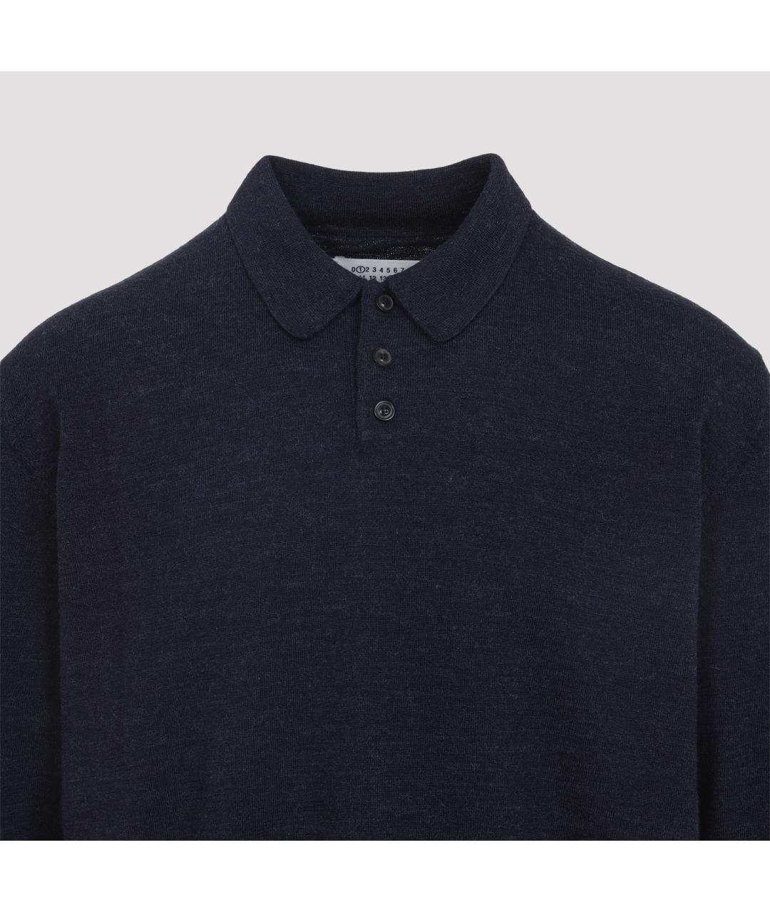 MAISON MARGIELA Синий шерстяной джемпер / свитер, фото 6
