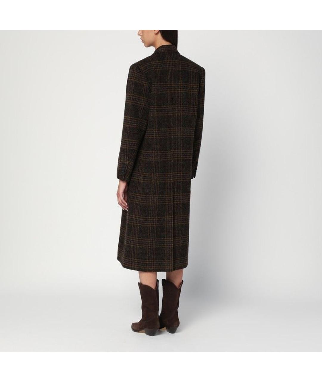 ISABEL MARANT Зеленые шерстяное пальто, фото 3