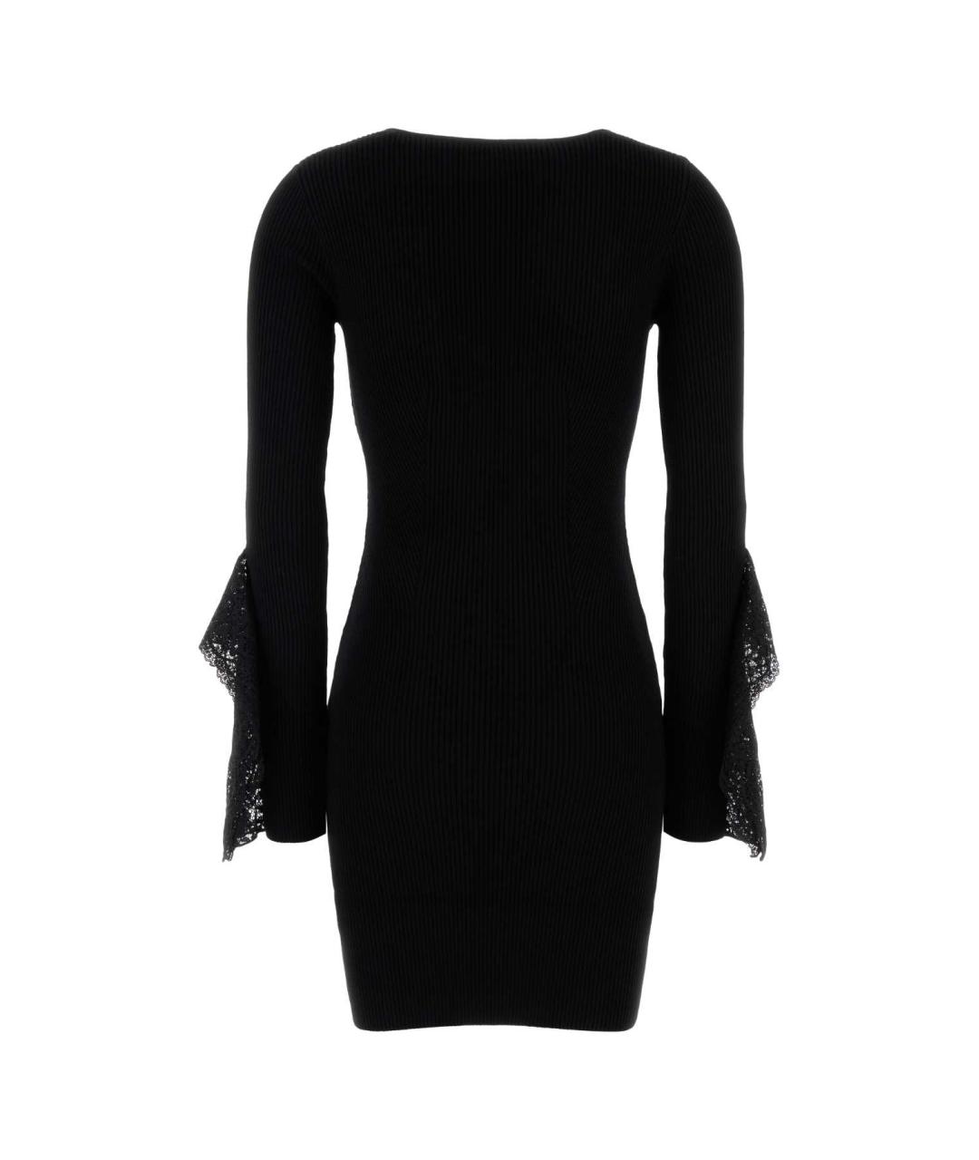 BLUMARINE Черное полиэстеровое повседневное платье, фото 2