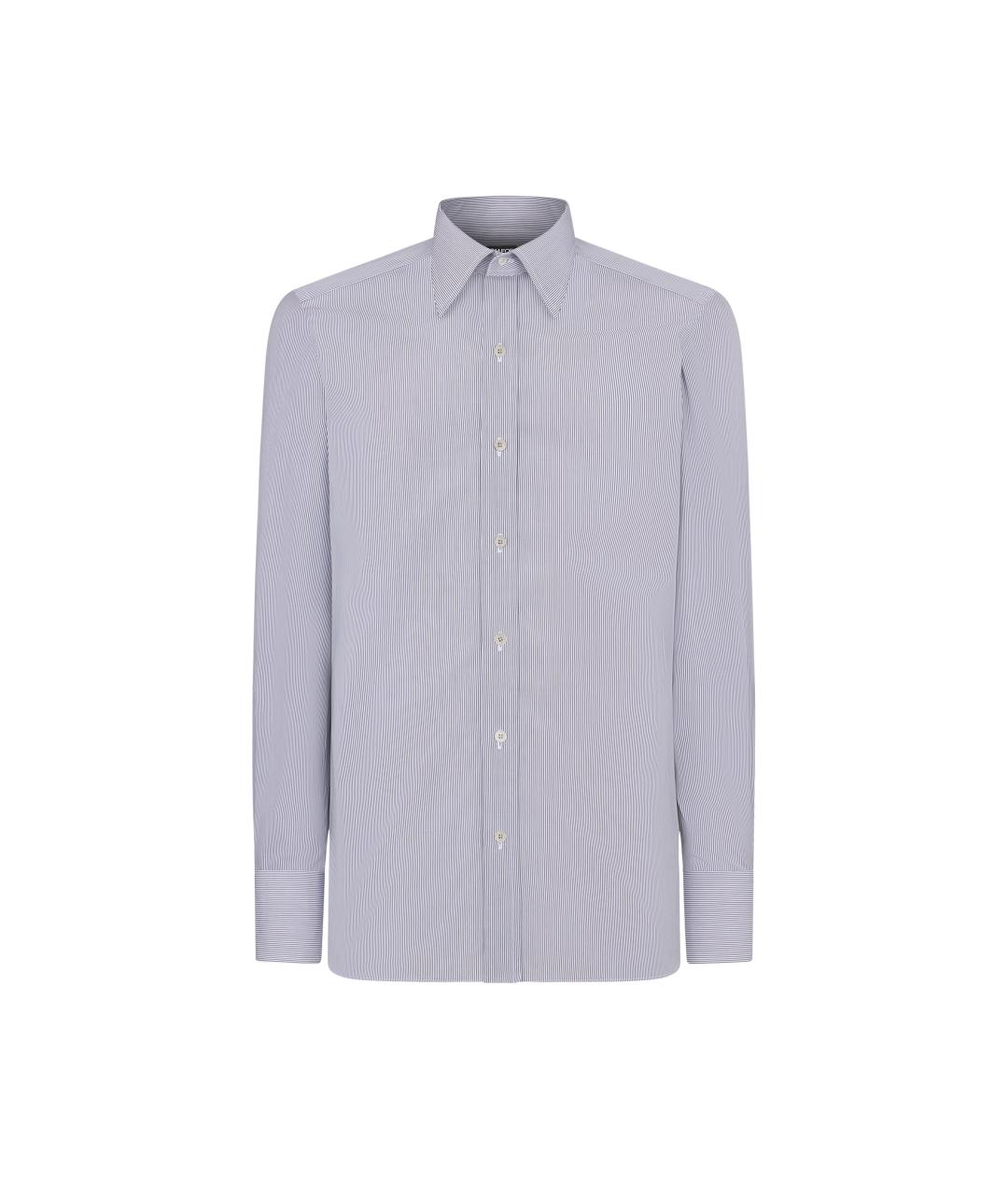 TOM FORD Белая хлопковая кэжуал рубашка, фото 1