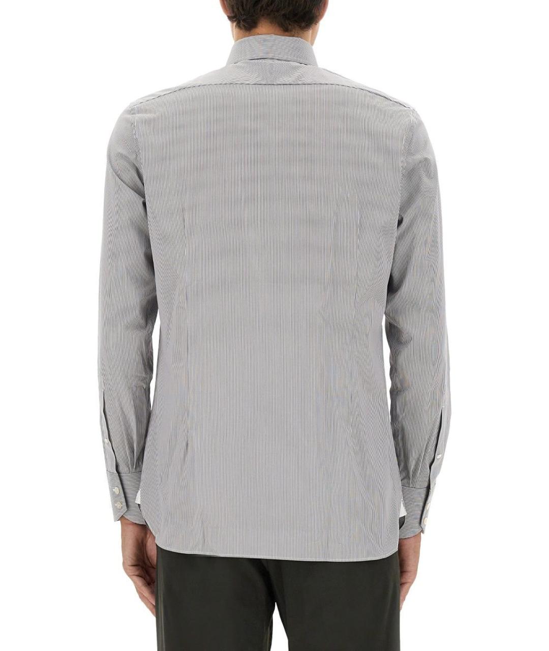 TOM FORD Белая хлопковая кэжуал рубашка, фото 4