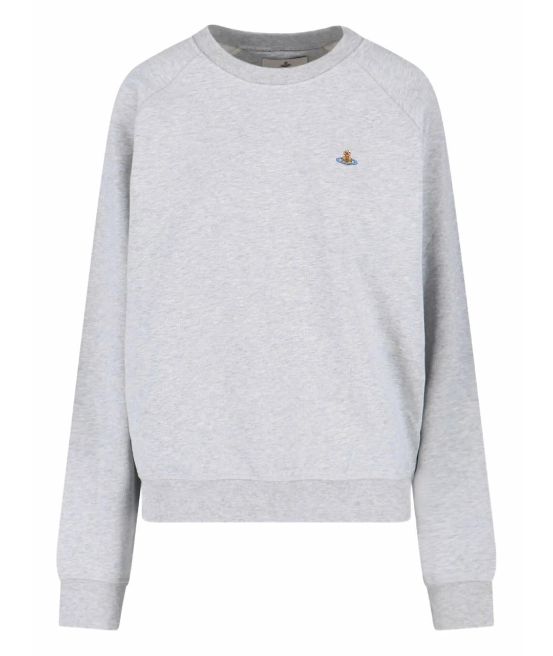 VIVIENNE WESTWOOD Серый хлопковый джемпер / свитер, фото 1