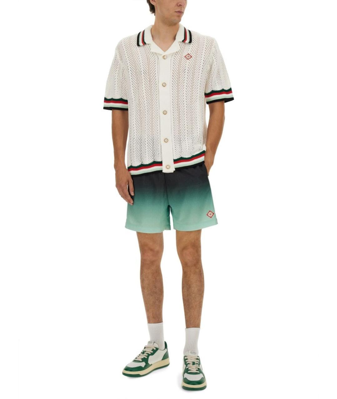 CASABLANCA Белая хлопковая кэжуал рубашка, фото 5