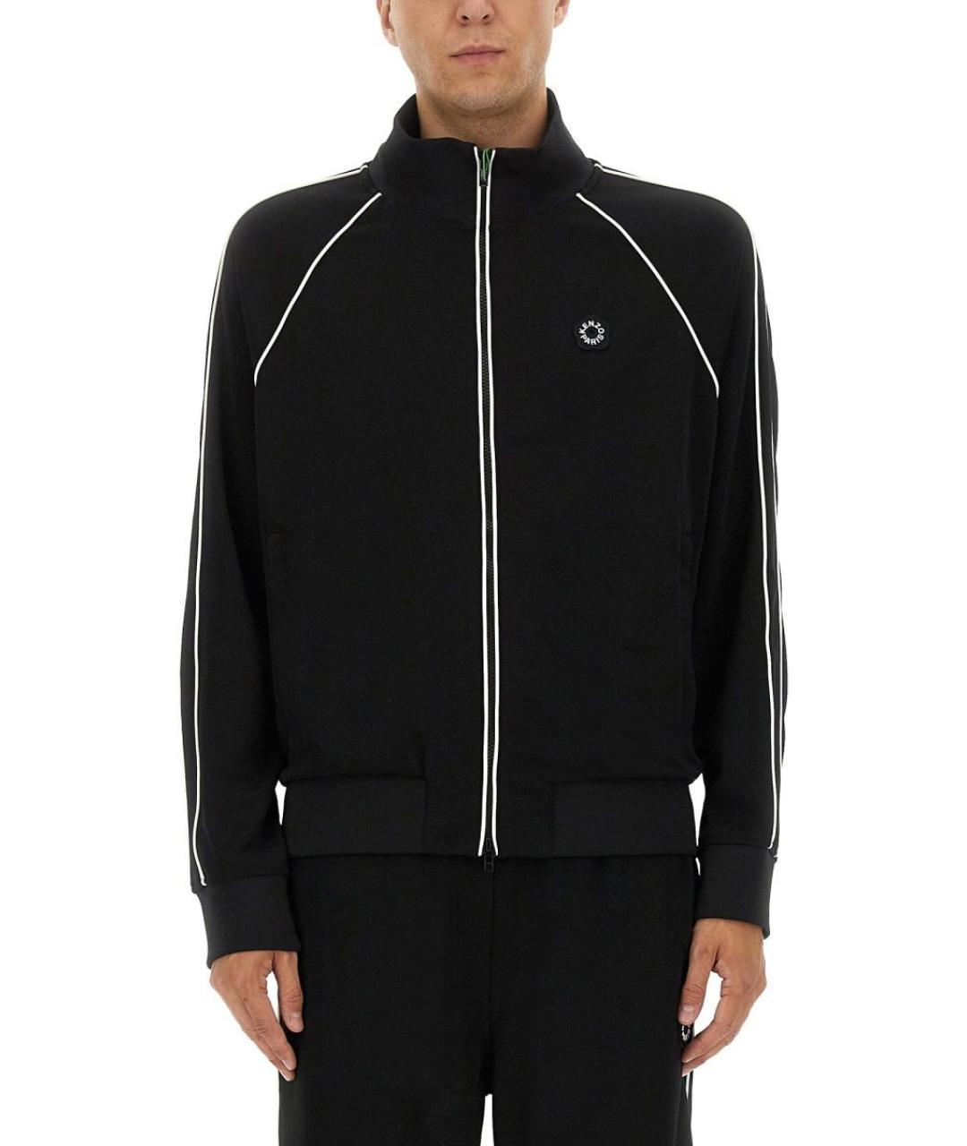 KENZO Черный полиэстеровый джемпер / свитер, фото 2